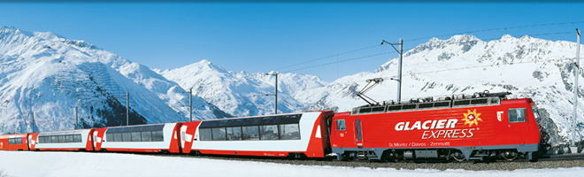 Nice Images Collection: The Glacier Express Desktop Wallpapers