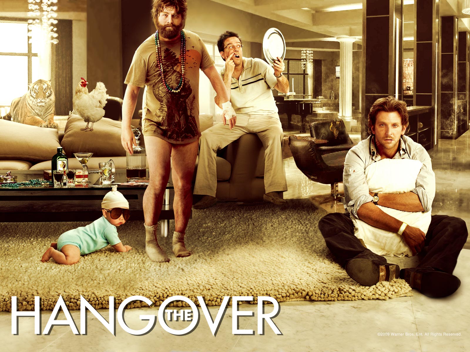 HD Quality Wallpaper | Collection: Movie, 1600x1200 The Hangover