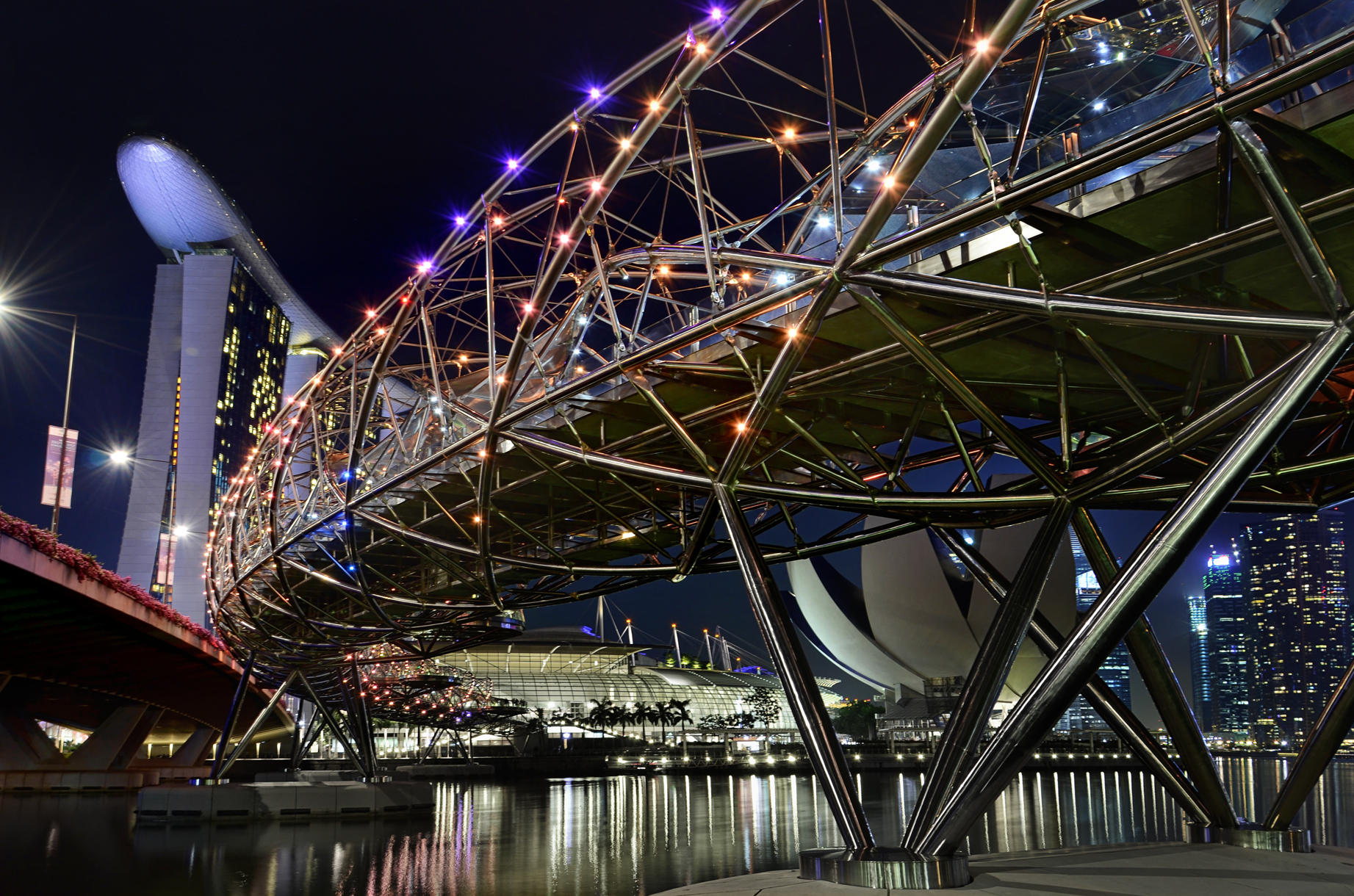 The Helix Bridge High Quality Background on Wallpapers Vista