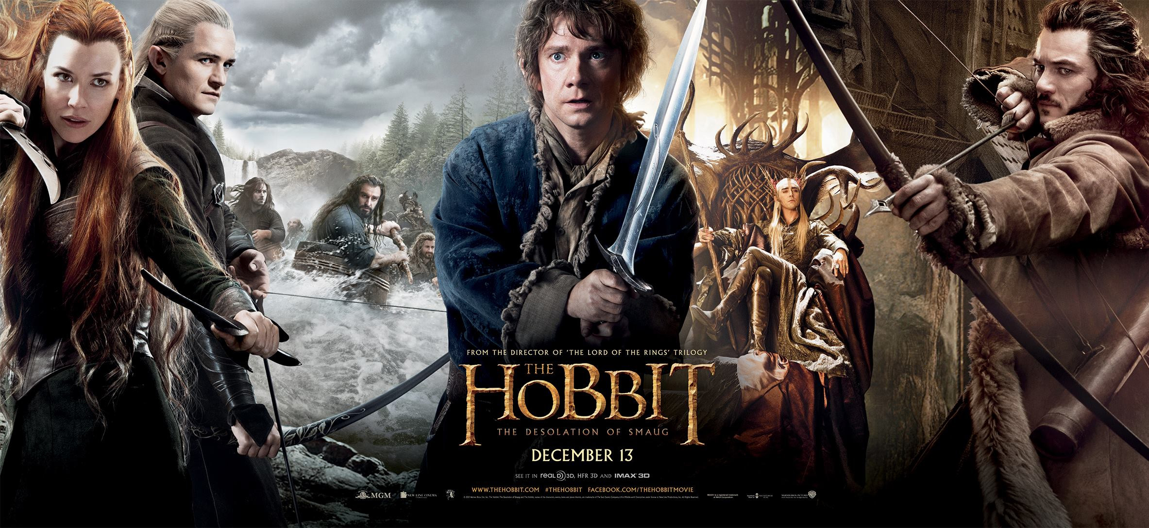 Nice wallpapers The Hobbit: The Desolation Of Smaug 2366x1088px