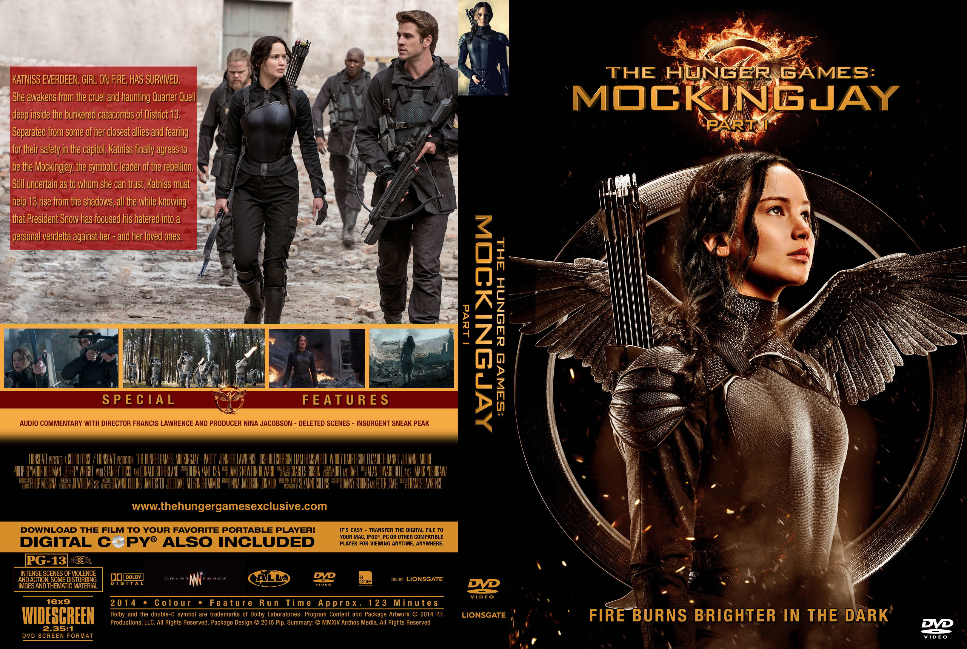 The Hunger Games: Mockingjay - Part 1 High Quality Background on Wallpapers Vista