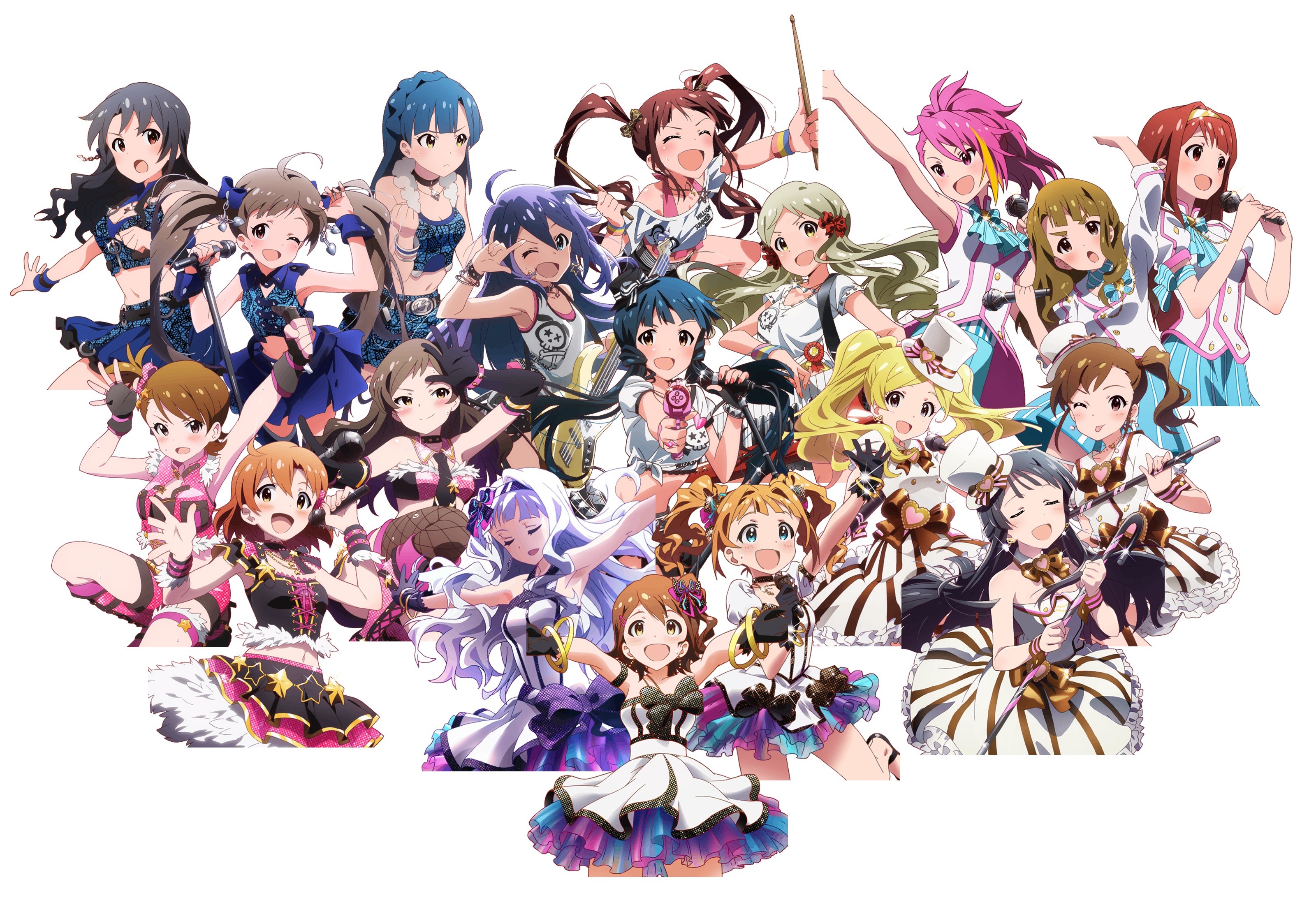The Idolmaster: Million Live! Backgrounds, Compatible - PC, Mobile, Gadgets| 3200x2184 px