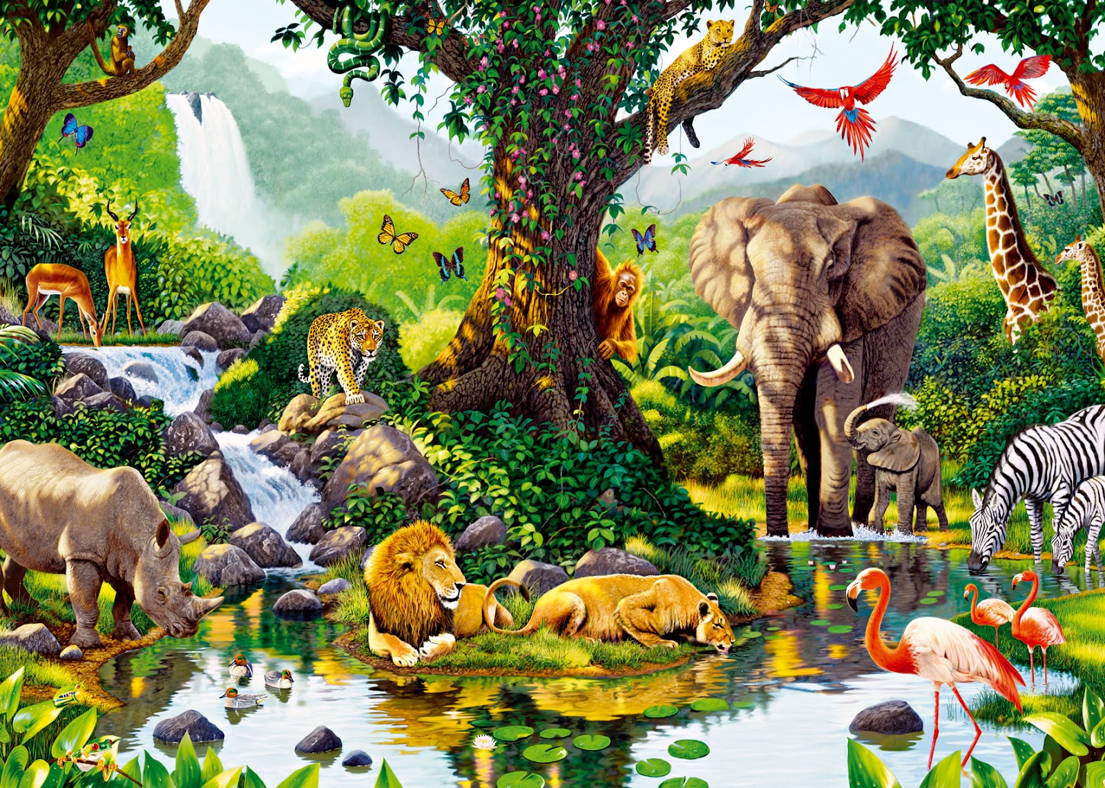 The Jungle Backgrounds on Wallpapers Vista