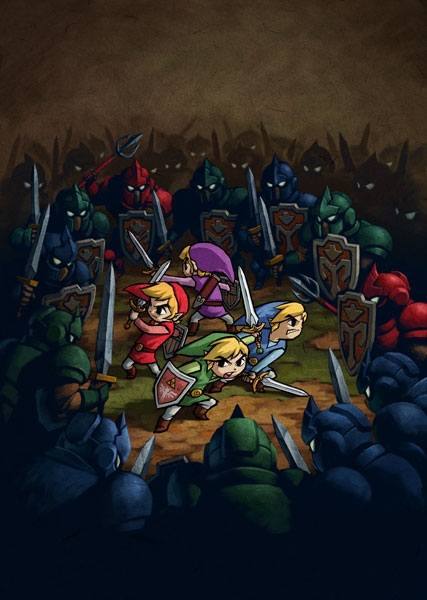 Nice Images Collection: The Legend Of Zelda: Four Swords Adventures Desktop Wallpapers