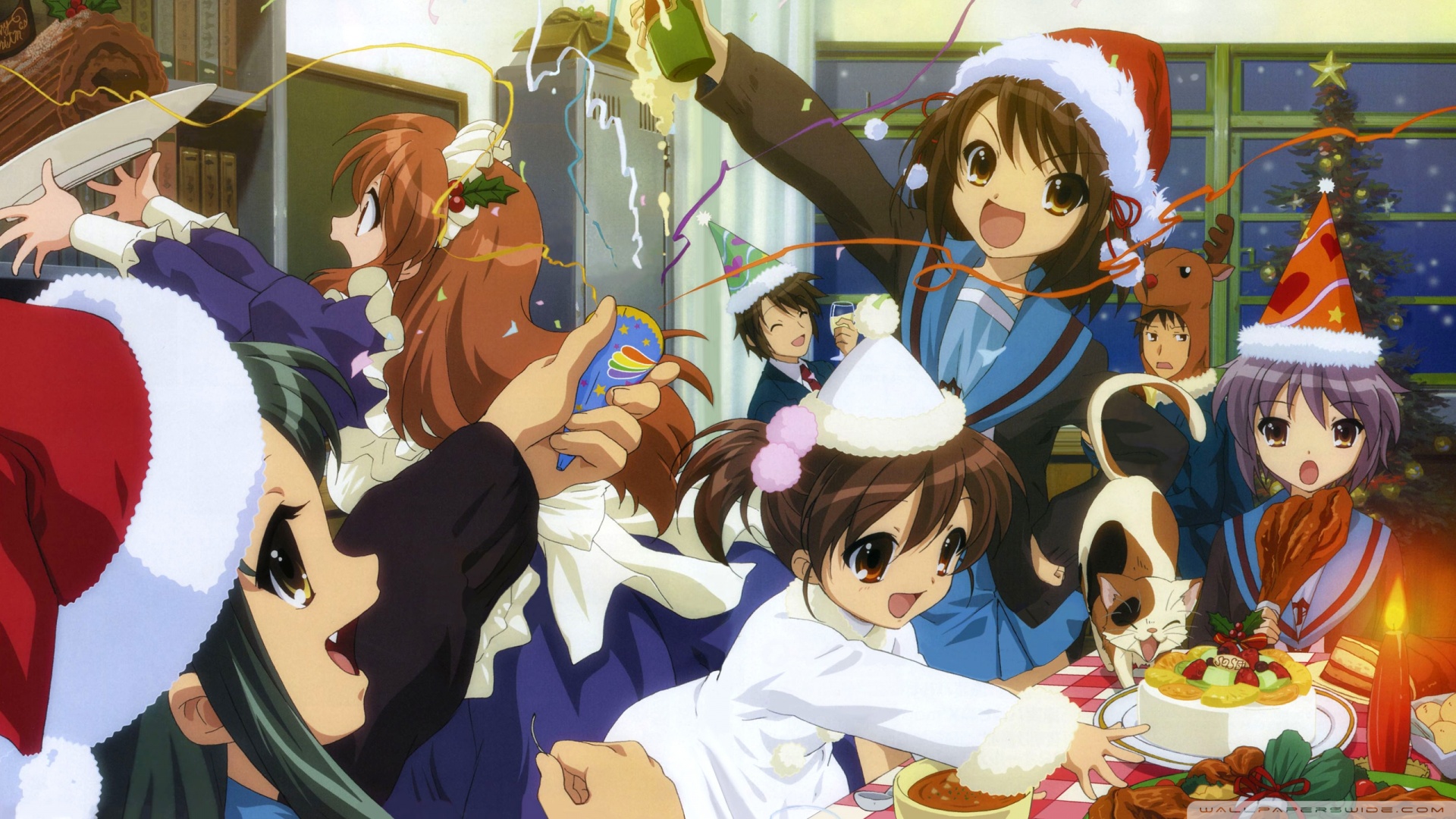 The Melancholy Of Haruhi Suzumiya Backgrounds, Compatible - PC, Mobile, Gadgets| 1920x1080 px
