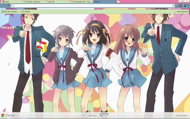 The Melancholy Of Haruhi Suzumiya Backgrounds, Compatible - PC, Mobile, Gadgets| 640x400 px