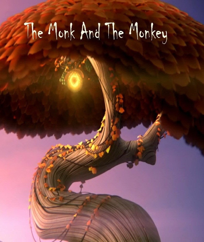 The Monk & The Monkey Backgrounds, Compatible - PC, Mobile, Gadgets| 842x995 px