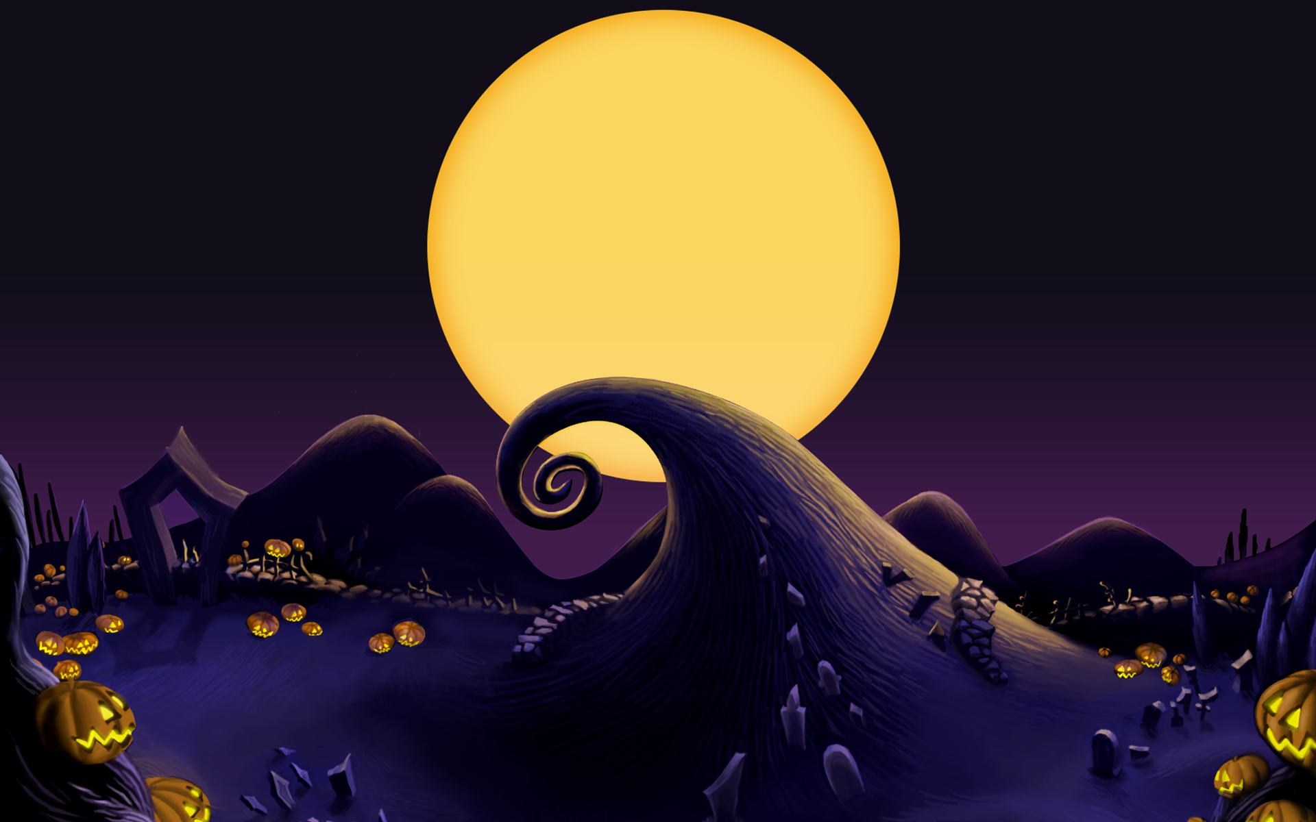 Nice wallpapers The Nightmare Before Christmas 1920x1200px
