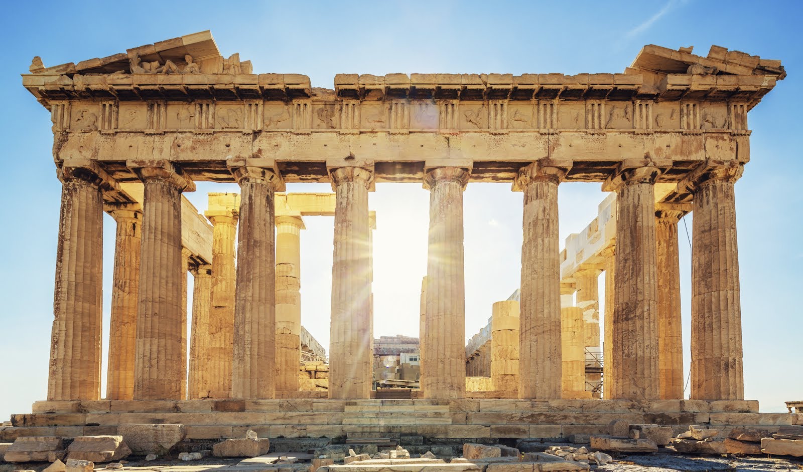 HD Quality Wallpaper | Collection: Man Made, 1600x942 The Parthenon