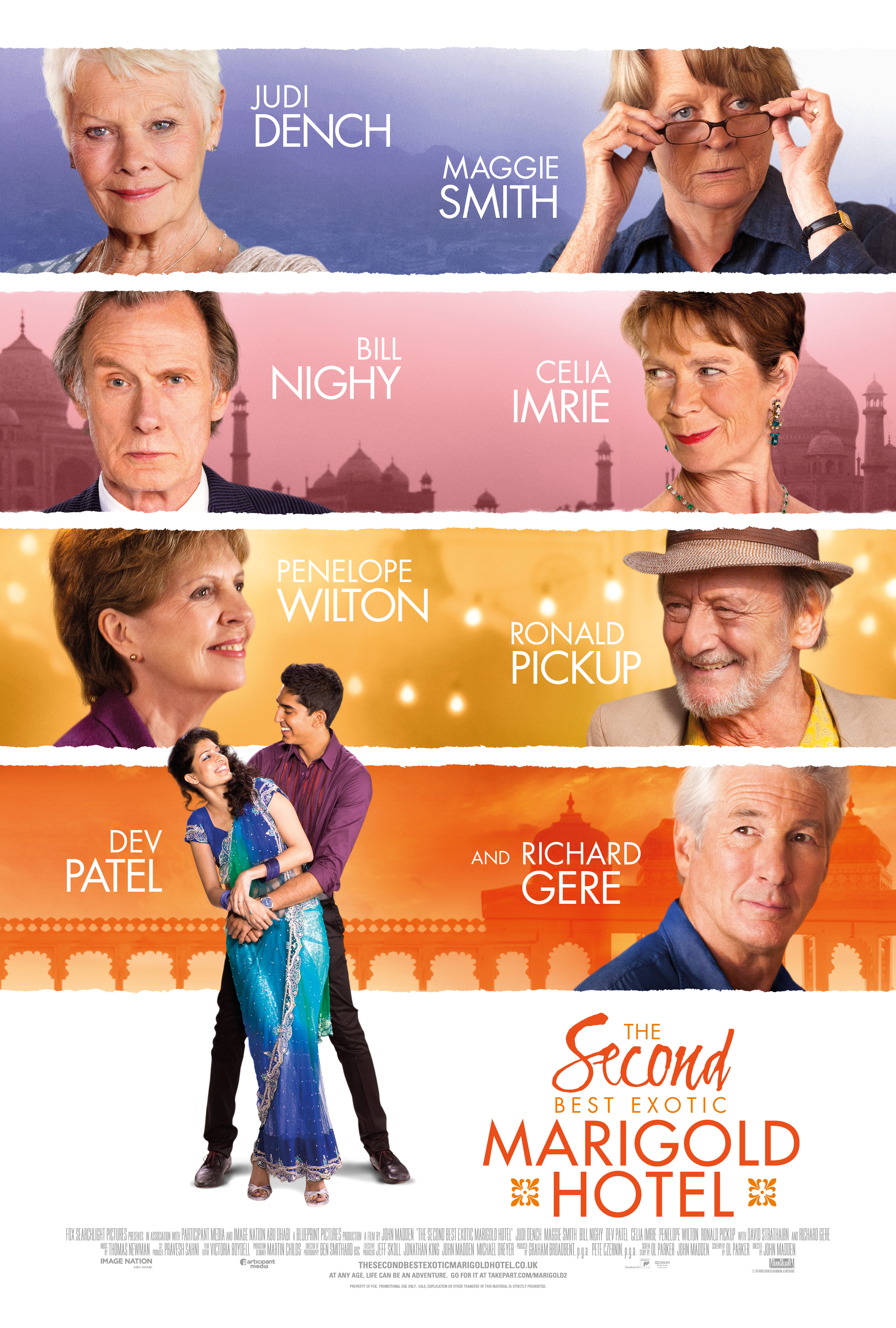 High Resolution Wallpaper | The Second Best Exotic Marigold Hotel 3189x4724 px