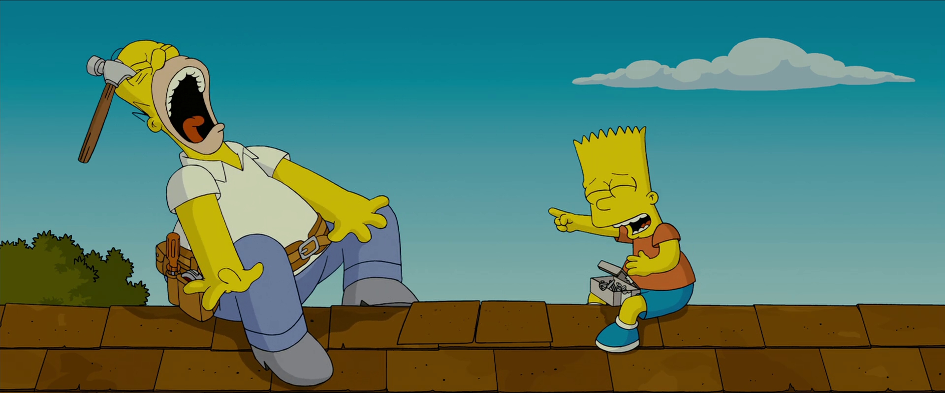 High Resolution Wallpaper | The Simpsons Movie 1920x800 px