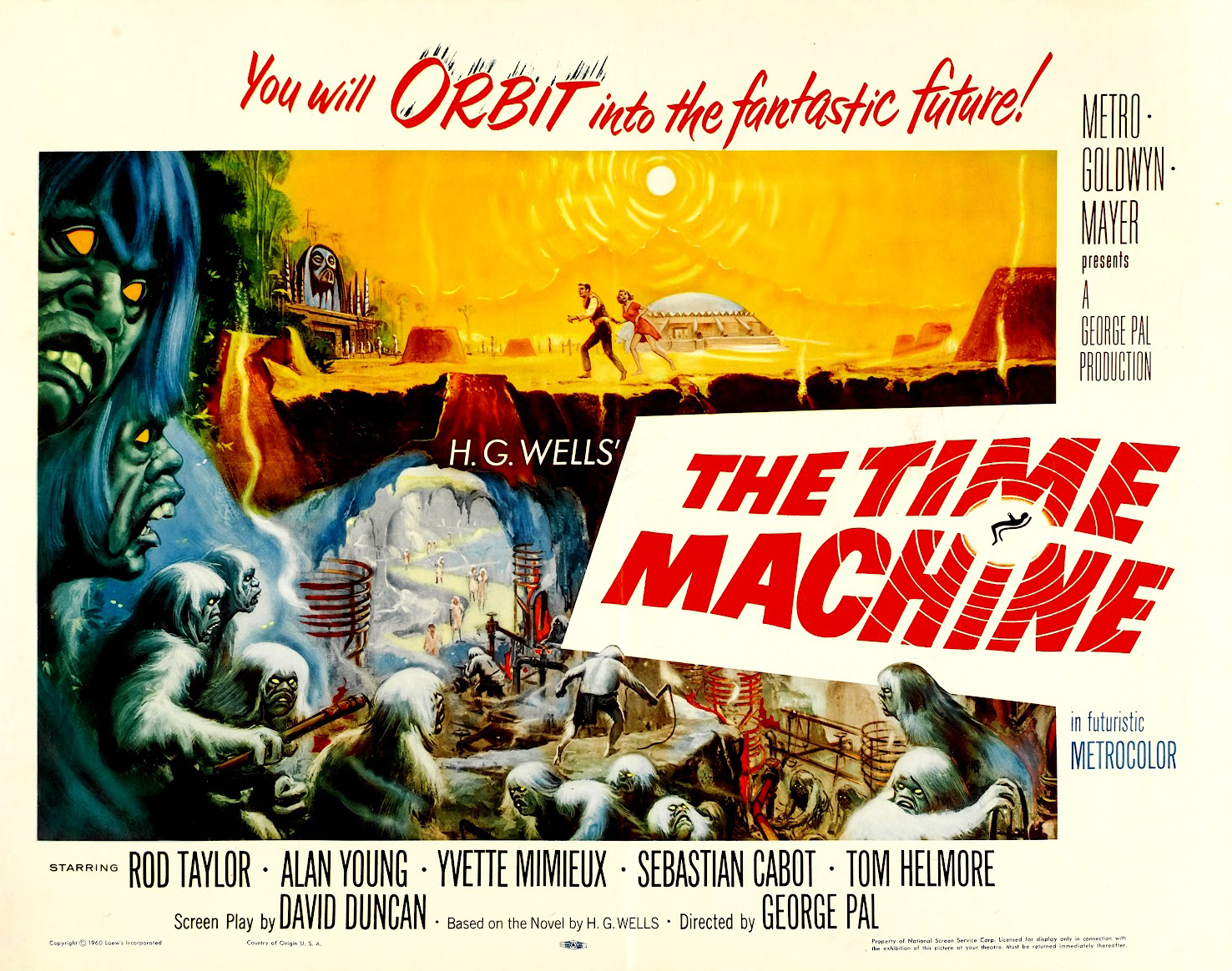 HD Quality Wallpaper | Collection: Movie, 1476x1164 The Time Machine (1960)