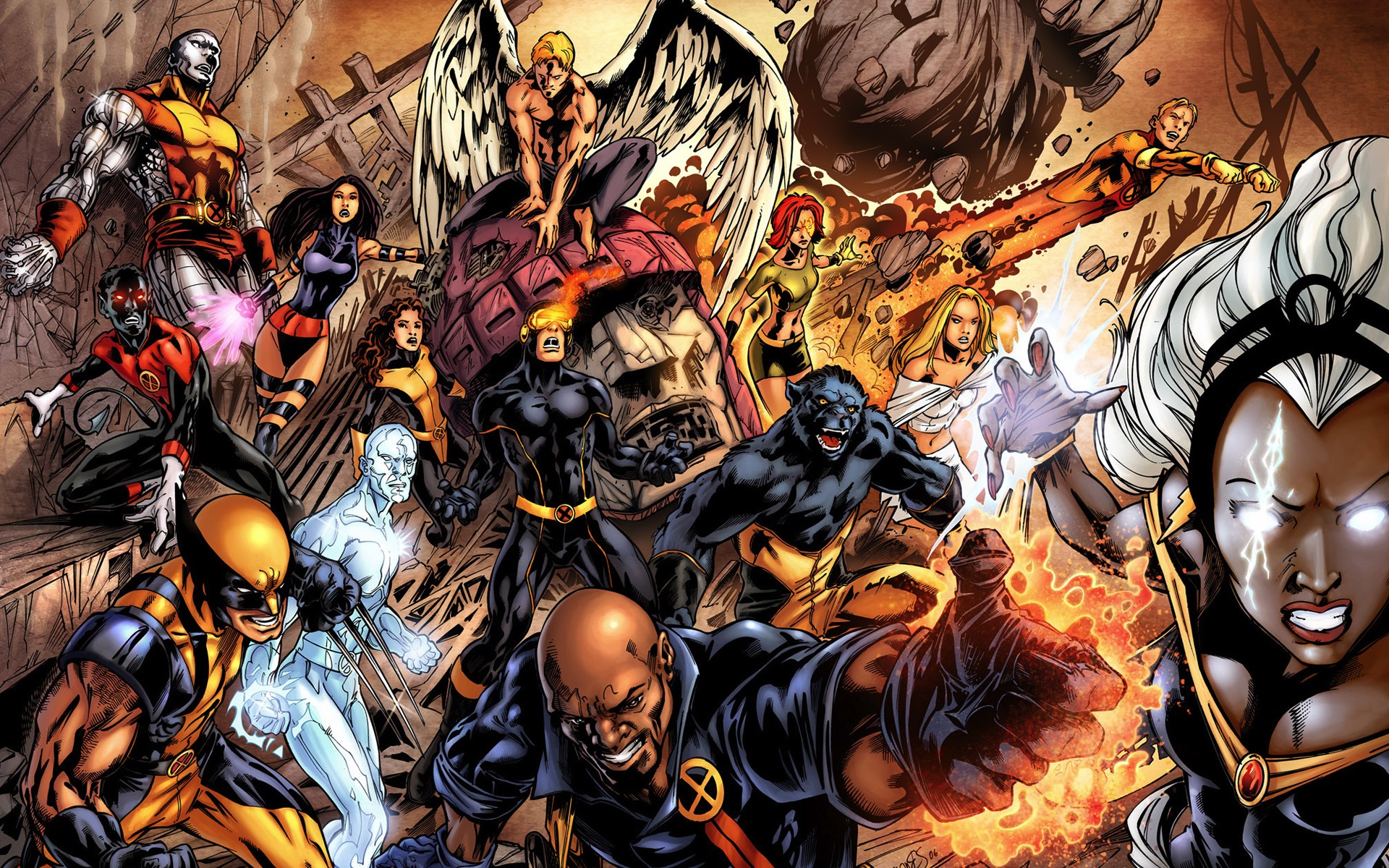 HD Quality Wallpaper | Collection: Comics, 1920x1200 The Undead X-men