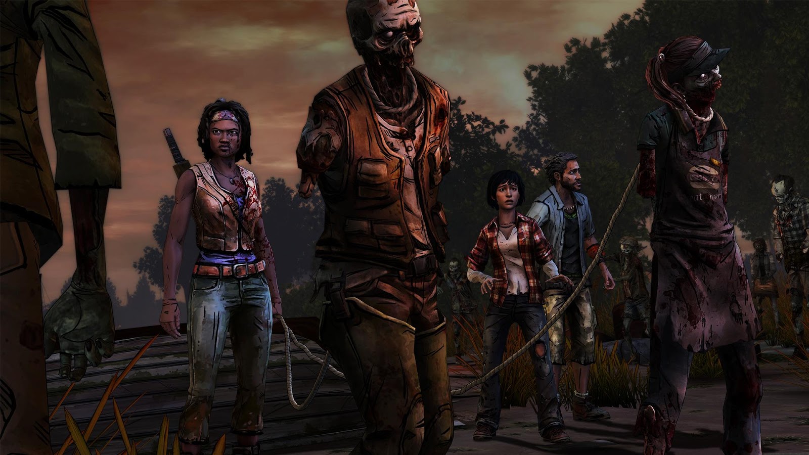 High Resolution Wallpaper | The Walking Dead: Michonne 1600x900 px