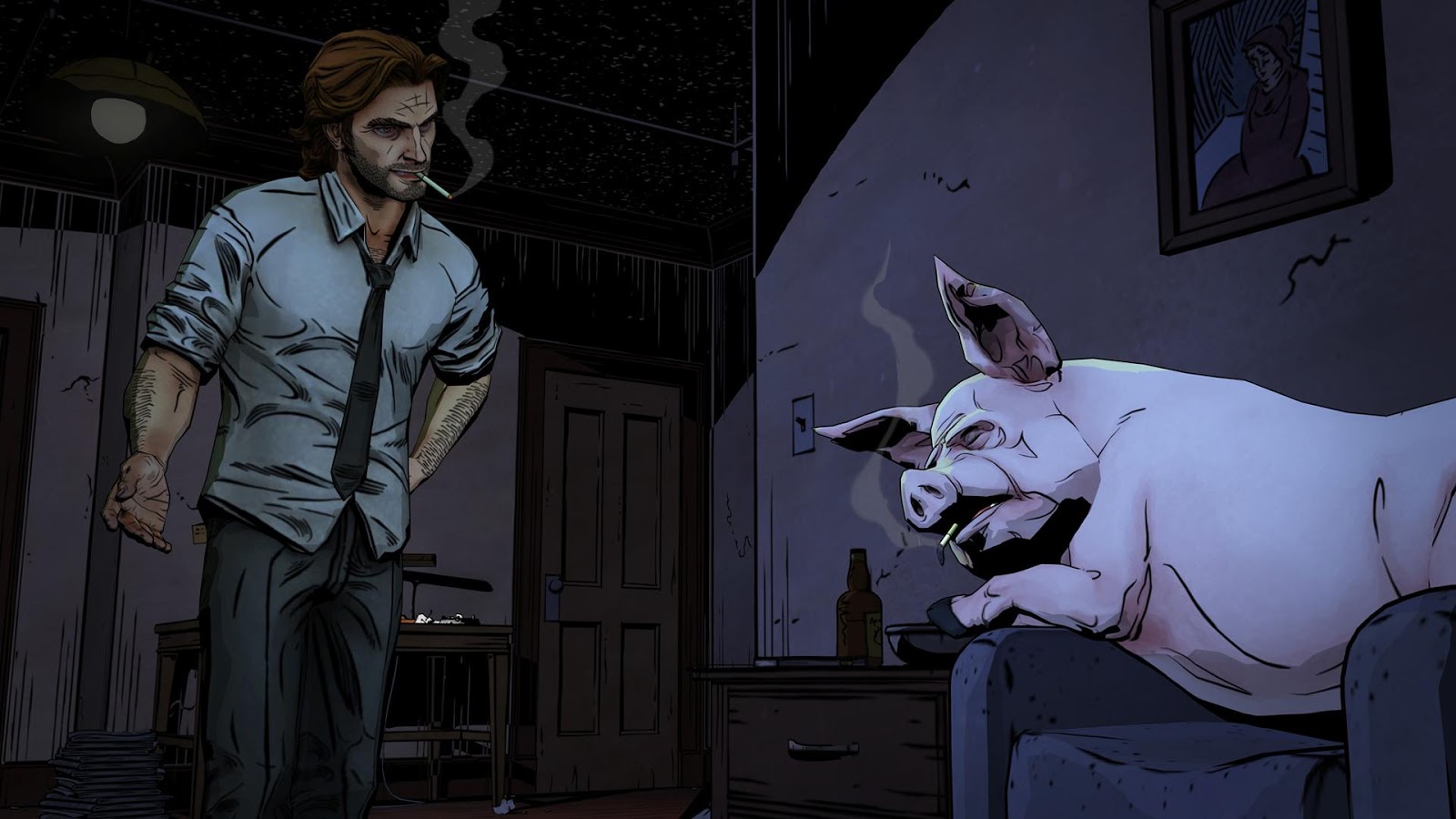 HD Quality Wallpaper | Collection: Video Game, 1600x900 The Wolf Among Us