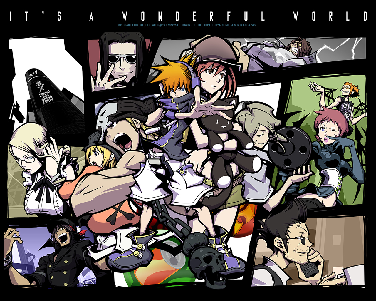 Nice wallpapers The World Ends With You 1280x1024px