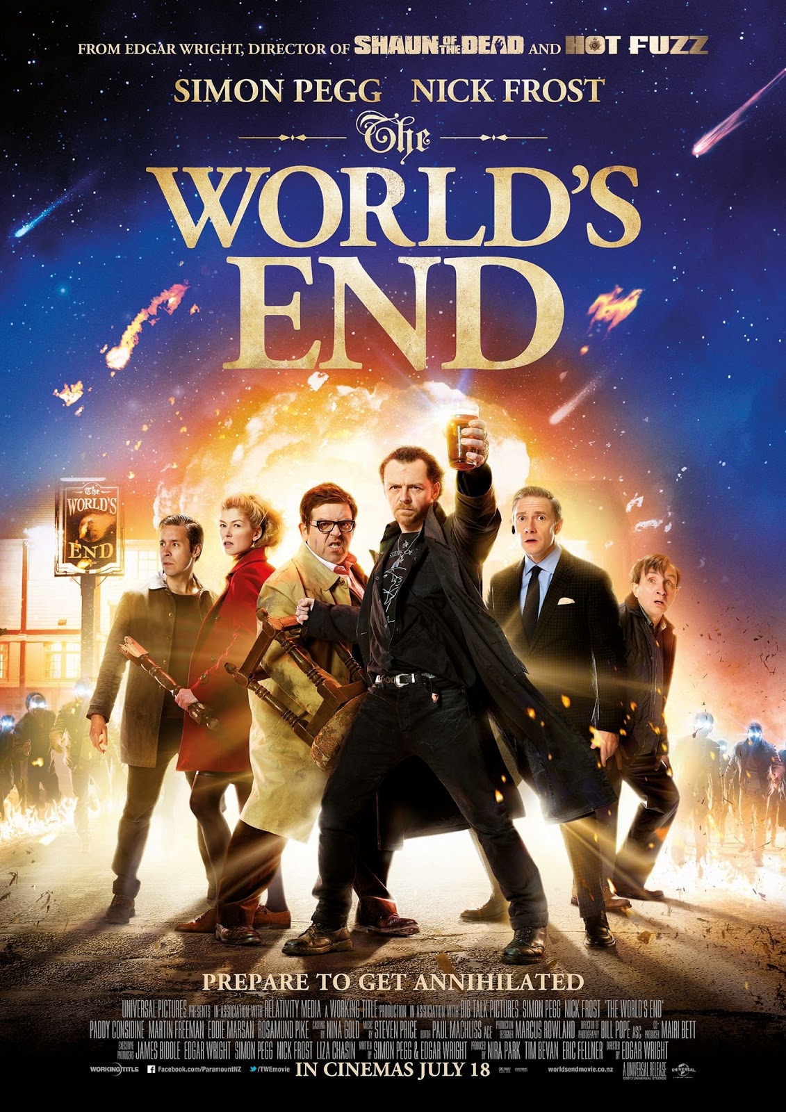 HD Quality Wallpaper | Collection: Movie, 1131x1600 The World's End