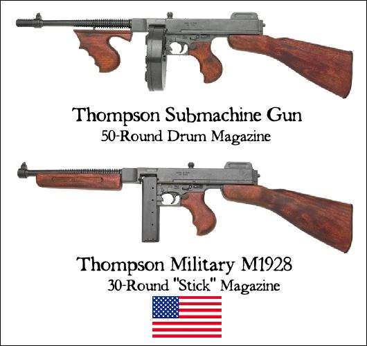 Thompson Submachine Gun Backgrounds, Compatible - PC, Mobile, Gadgets| 530x500 px
