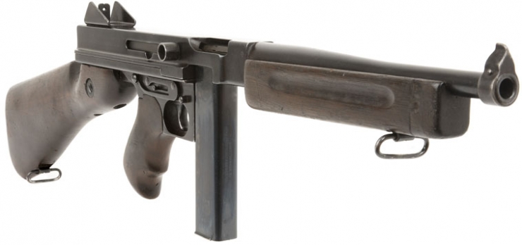 Thompson Submachine Gun Backgrounds, Compatible - PC, Mobile, Gadgets| 740x348 px