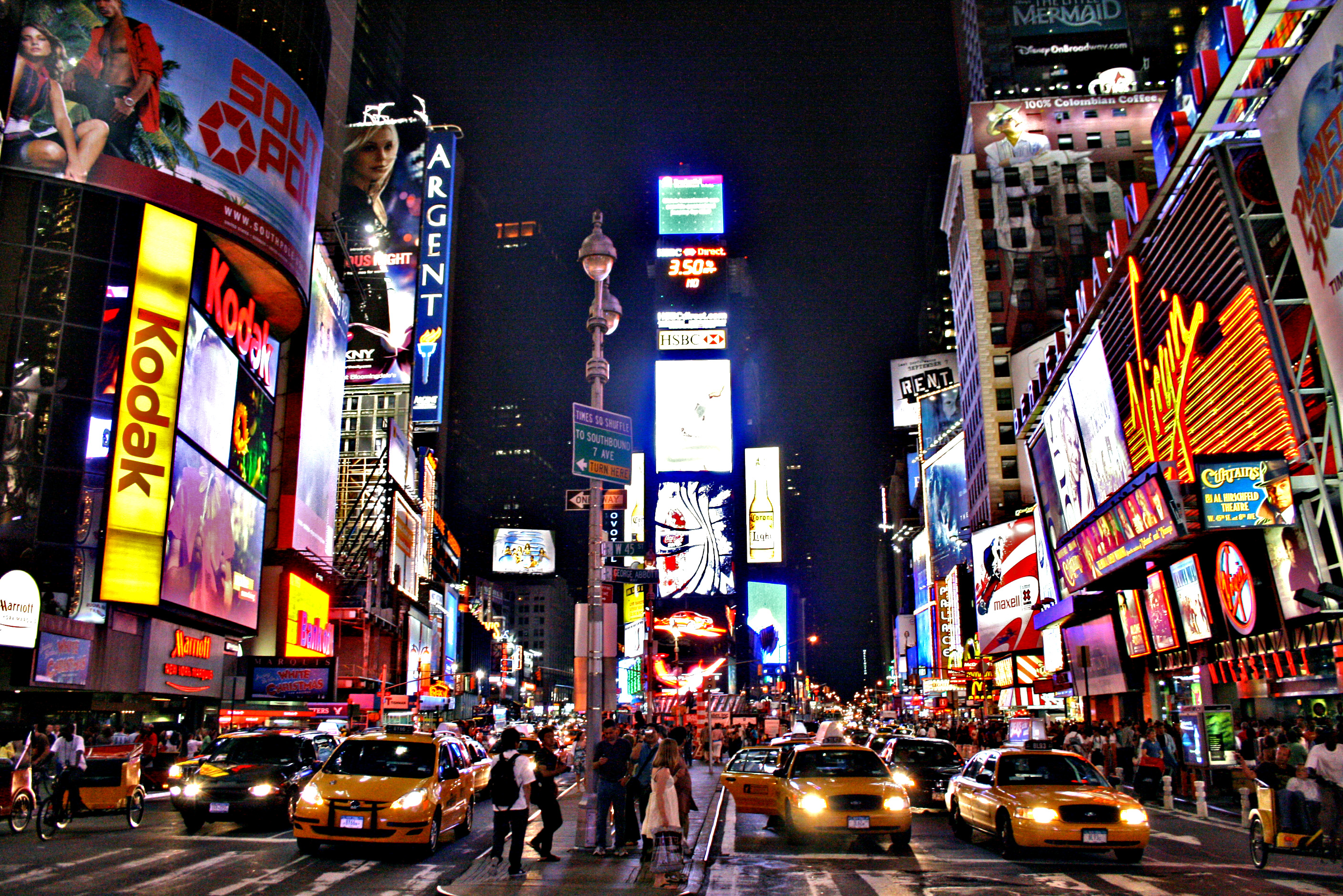 HQ Times Square Wallpapers | File 2741.24Kb