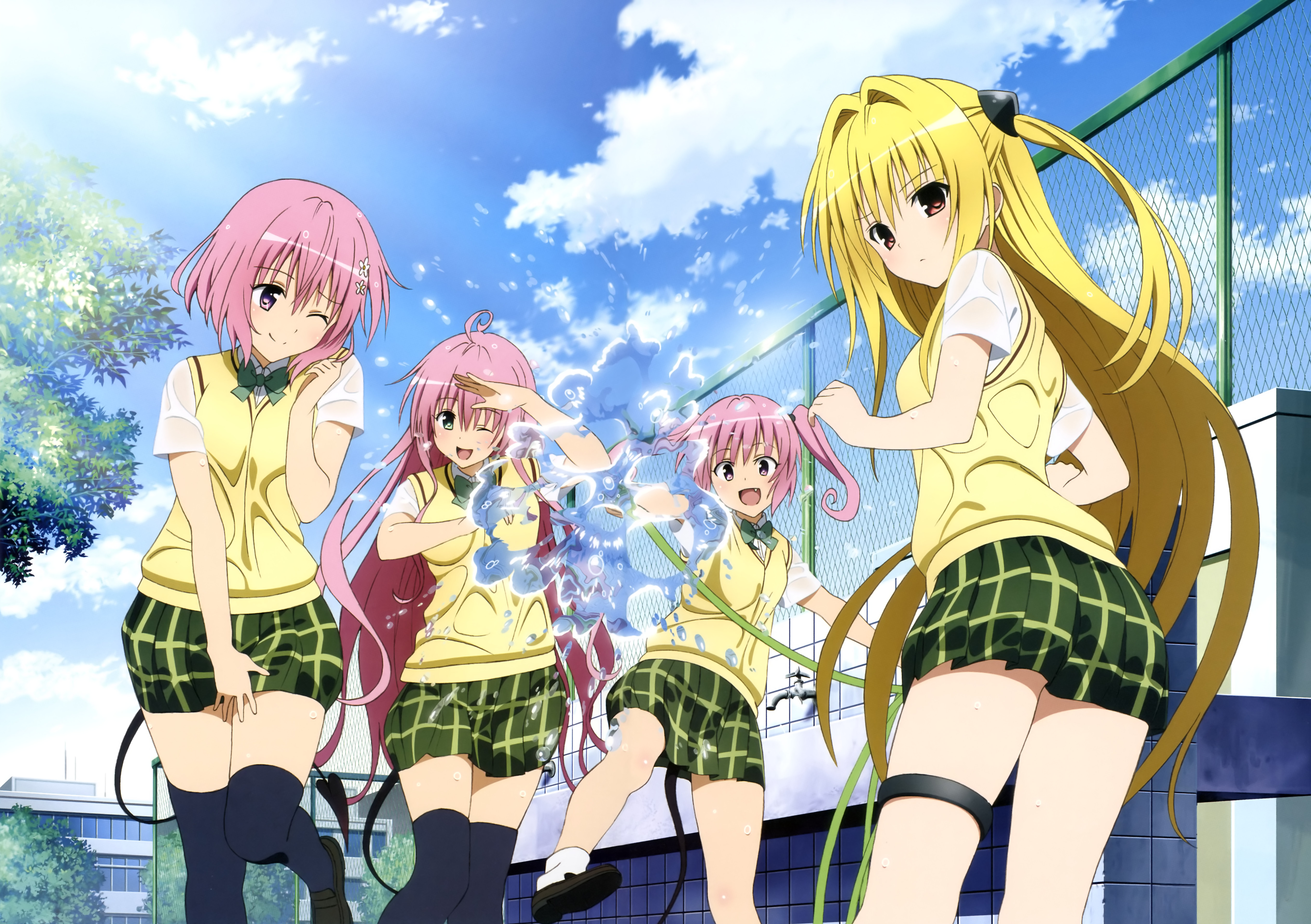 To Love-Ru Backgrounds, Compatible - PC, Mobile, Gadgets| 5300x3738 px
