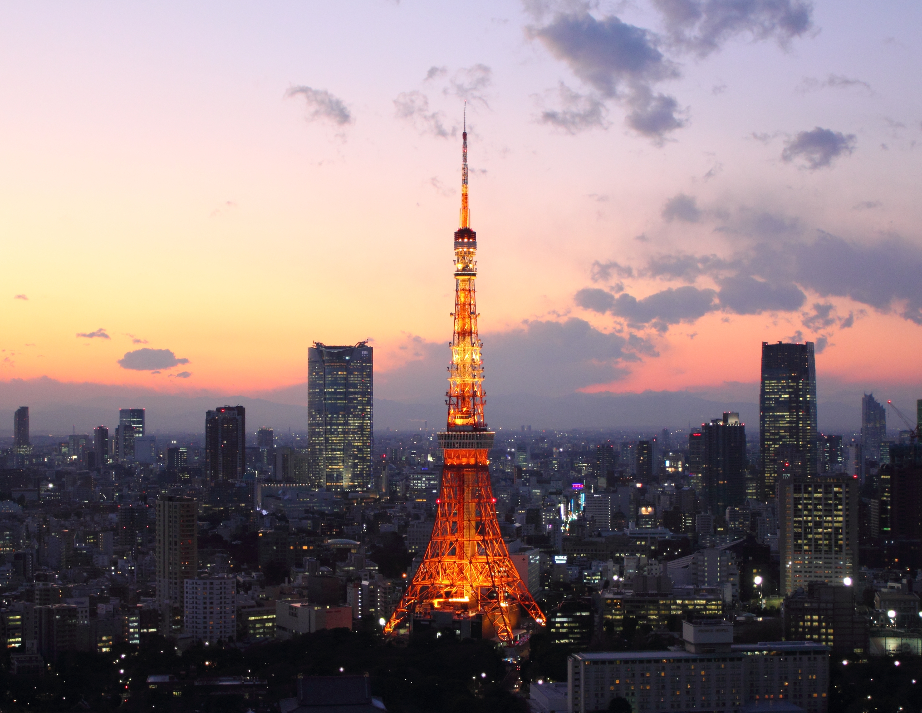Tokyo Tower Backgrounds, Compatible - PC, Mobile, Gadgets| 3500x2707 px