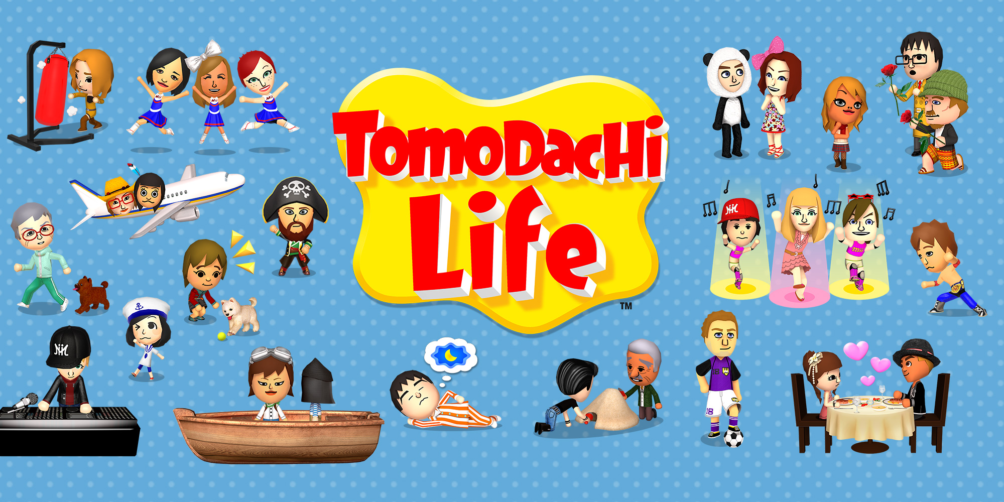 HD Quality Wallpaper | Collection: Video Game, 2000x1000 Tomodachi Life