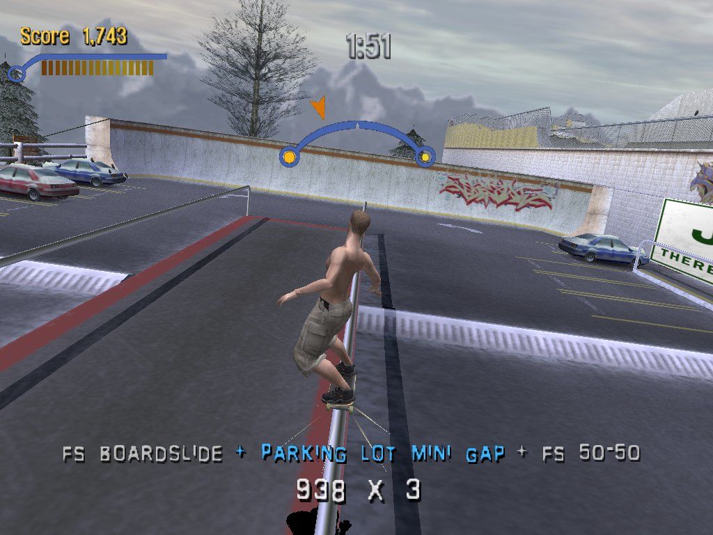 HD Quality Wallpaper | Collection: Video Game, 1024x768 Tony Hawk's Pro Skater 3
