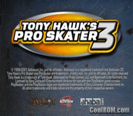 Tony Hawk's Pro Skater 3 #9