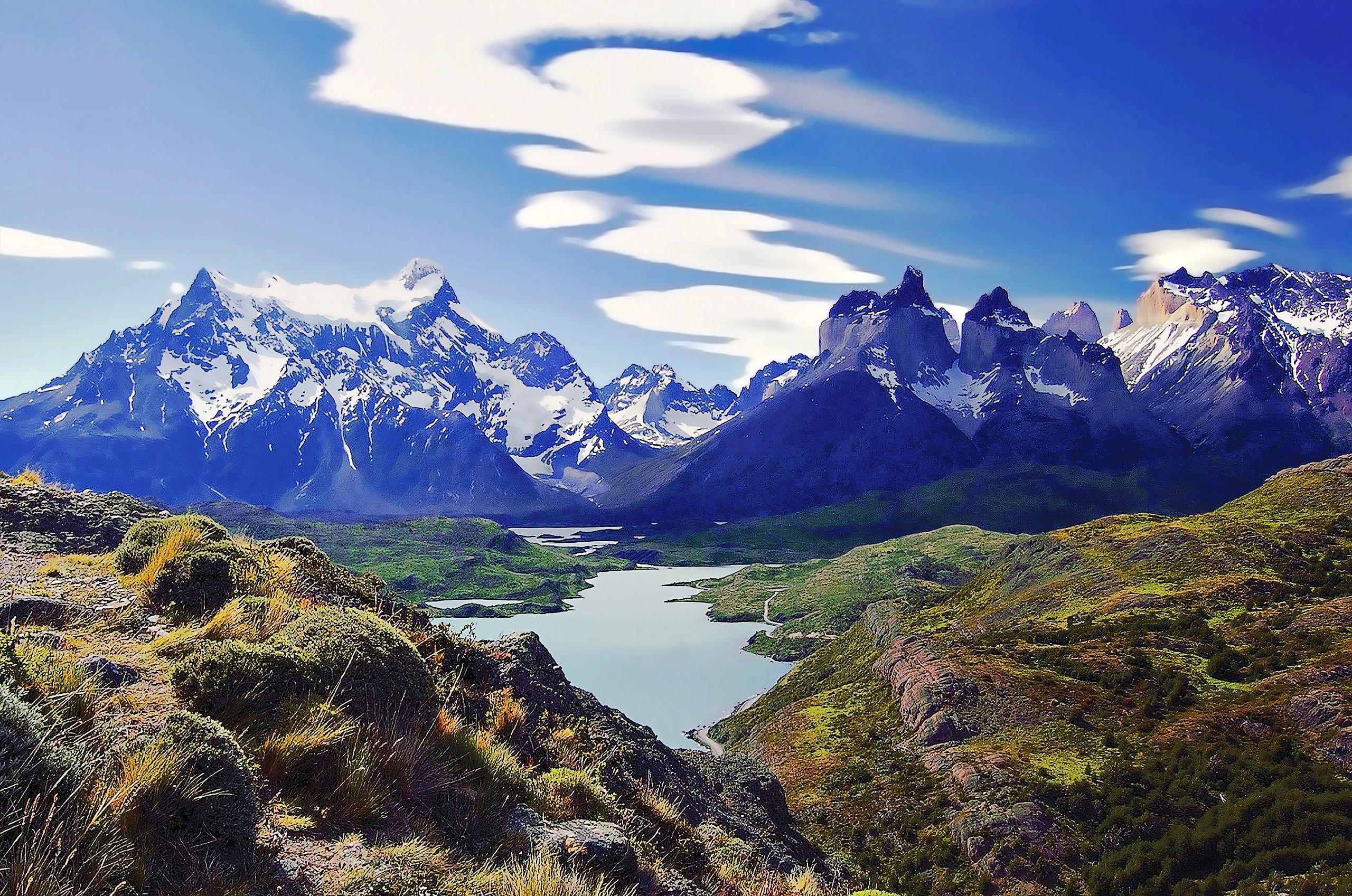 HD Quality Wallpaper | Collection: Earth, 2560x1697 Torres Del Paine