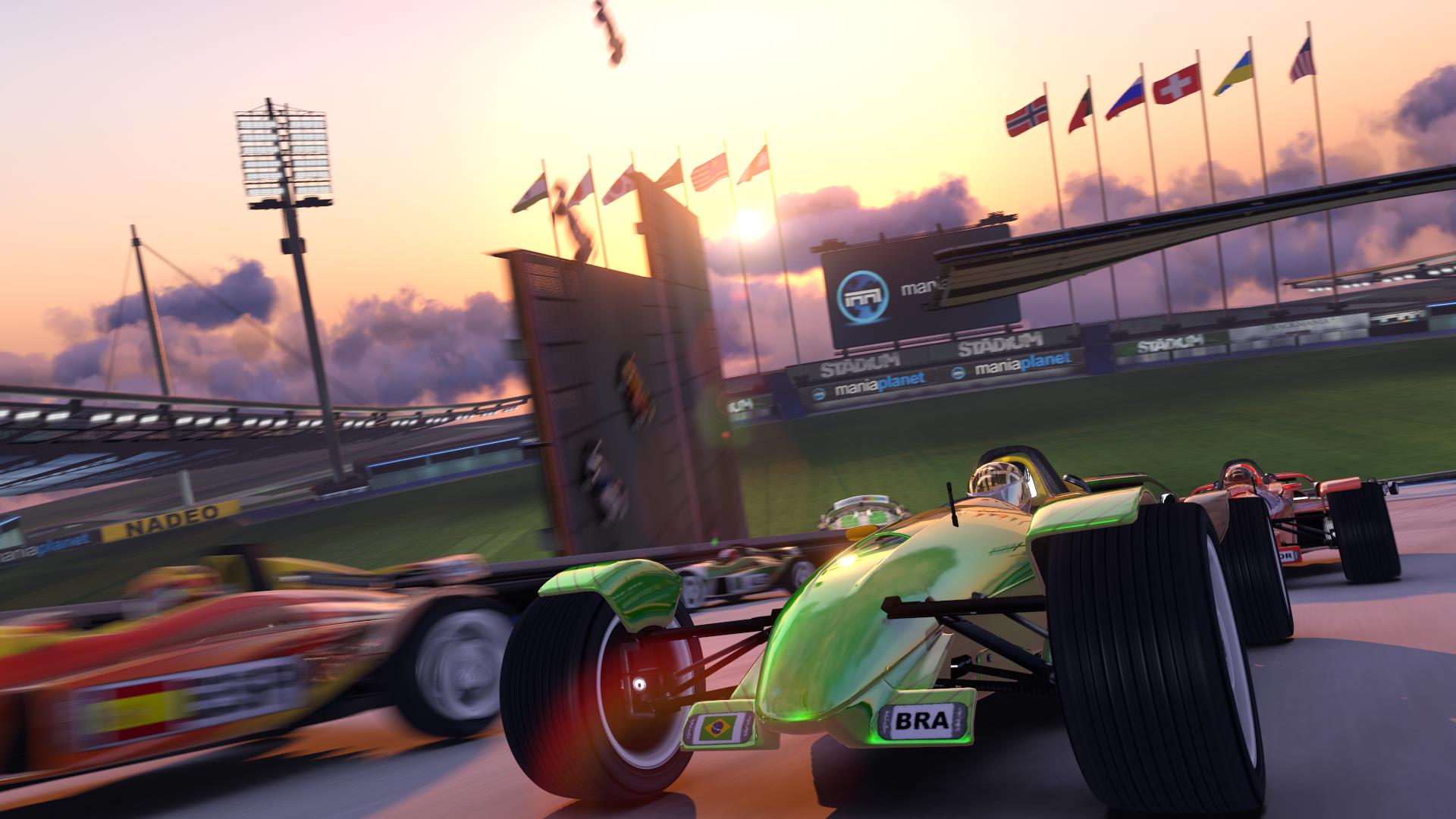 HD Quality Wallpaper | Collection: Video Game, 1920x1080 TrackMania 2 Stadium