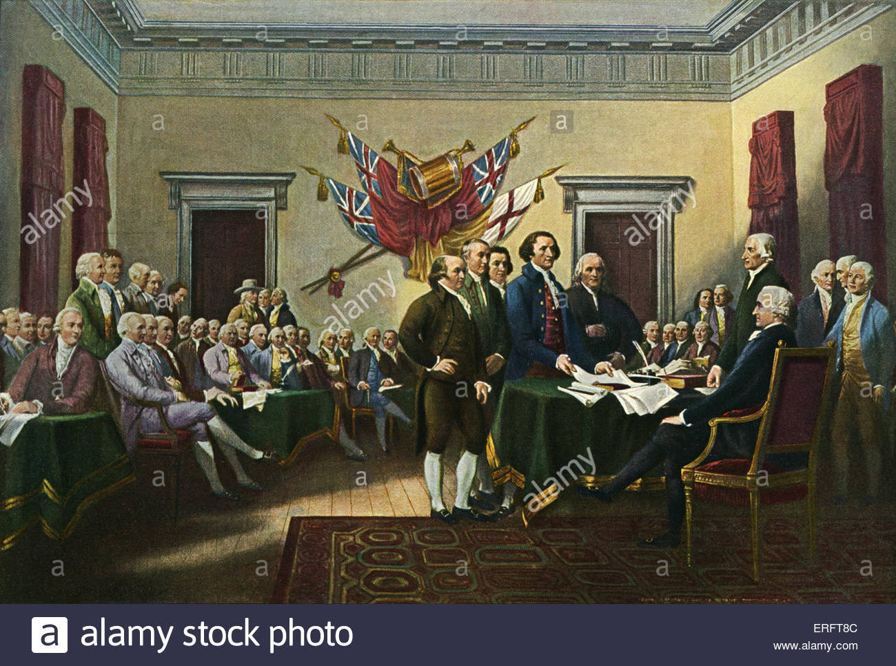 Images of Trumbull's Declaration Of Independence | 1300x967