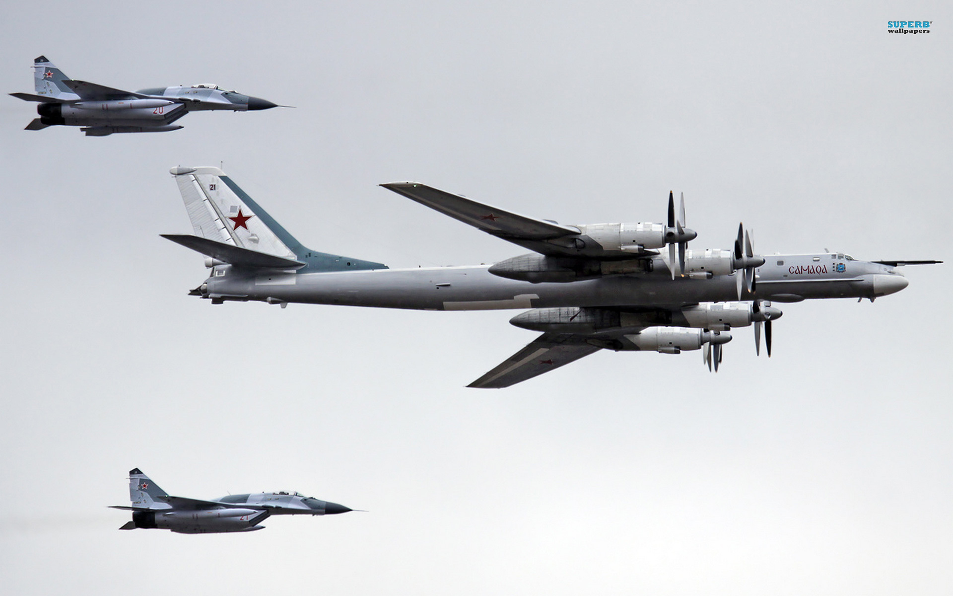 HD Quality Wallpaper | Collection: Military, 1920x1200 Tupolev Tu-95