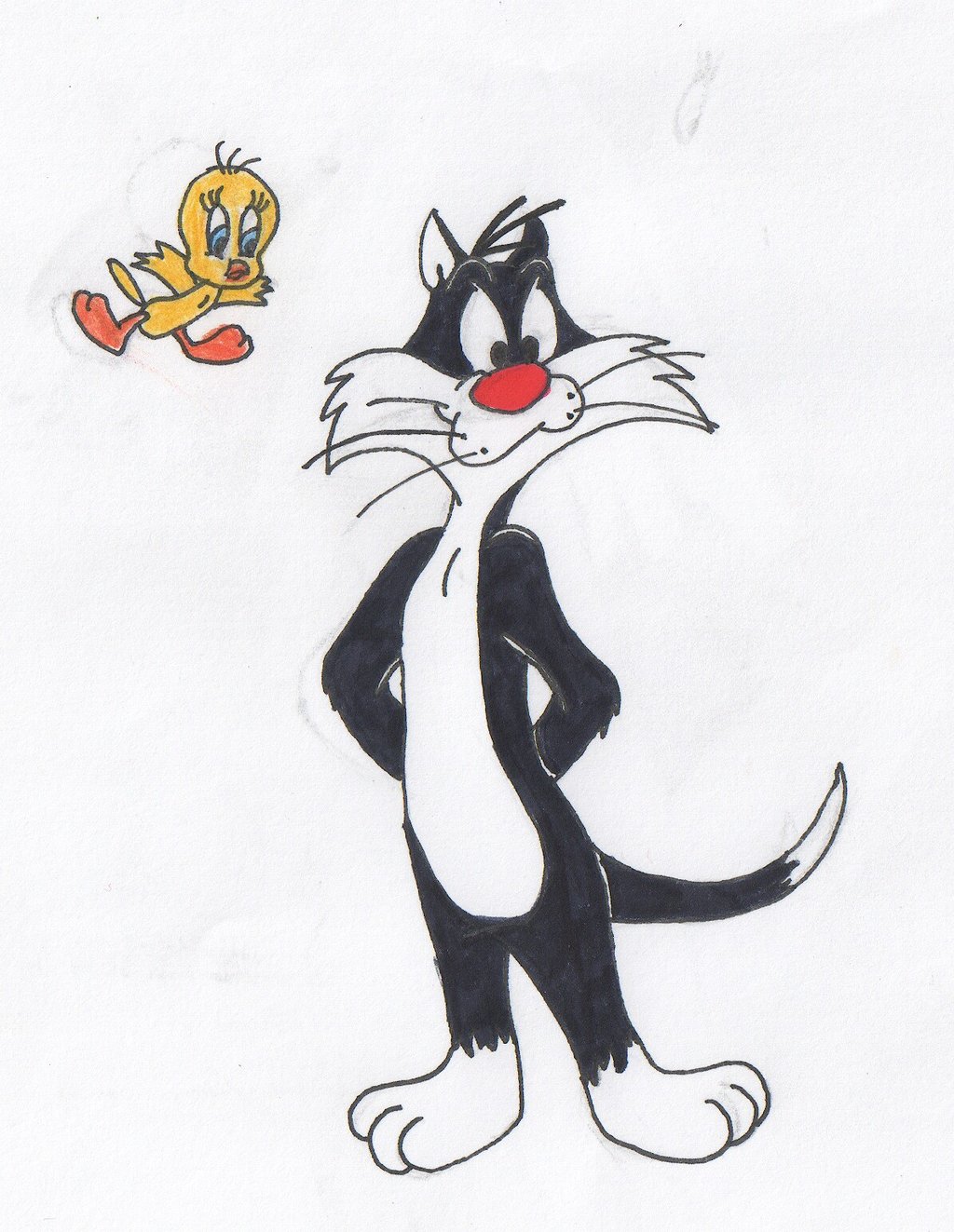 Tweety And Sylvester Backgrounds, Compatible - PC, Mobile, Gadgets| 1024x1323 px