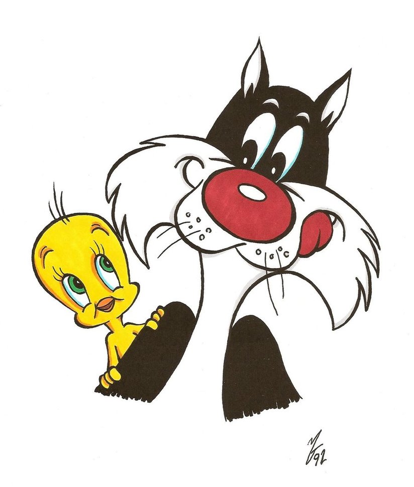 Tweety And Sylvester Backgrounds, Compatible - PC, Mobile, Gadgets| 824x970 px