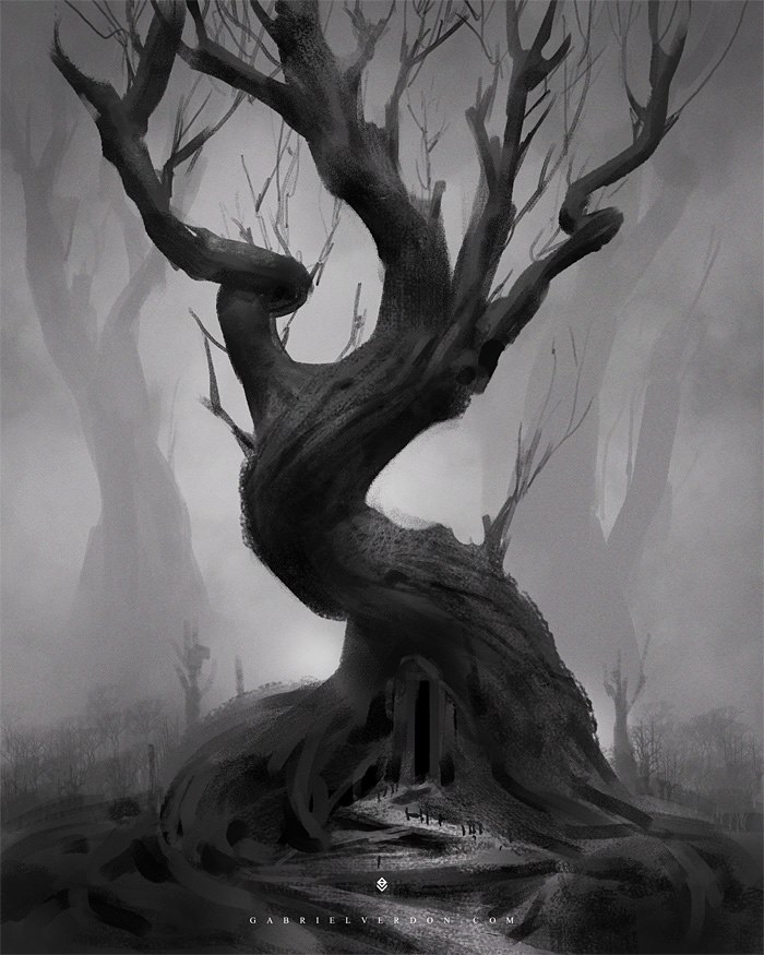 Twisted Tree Backgrounds, Compatible - PC, Mobile, Gadgets| 700x875 px