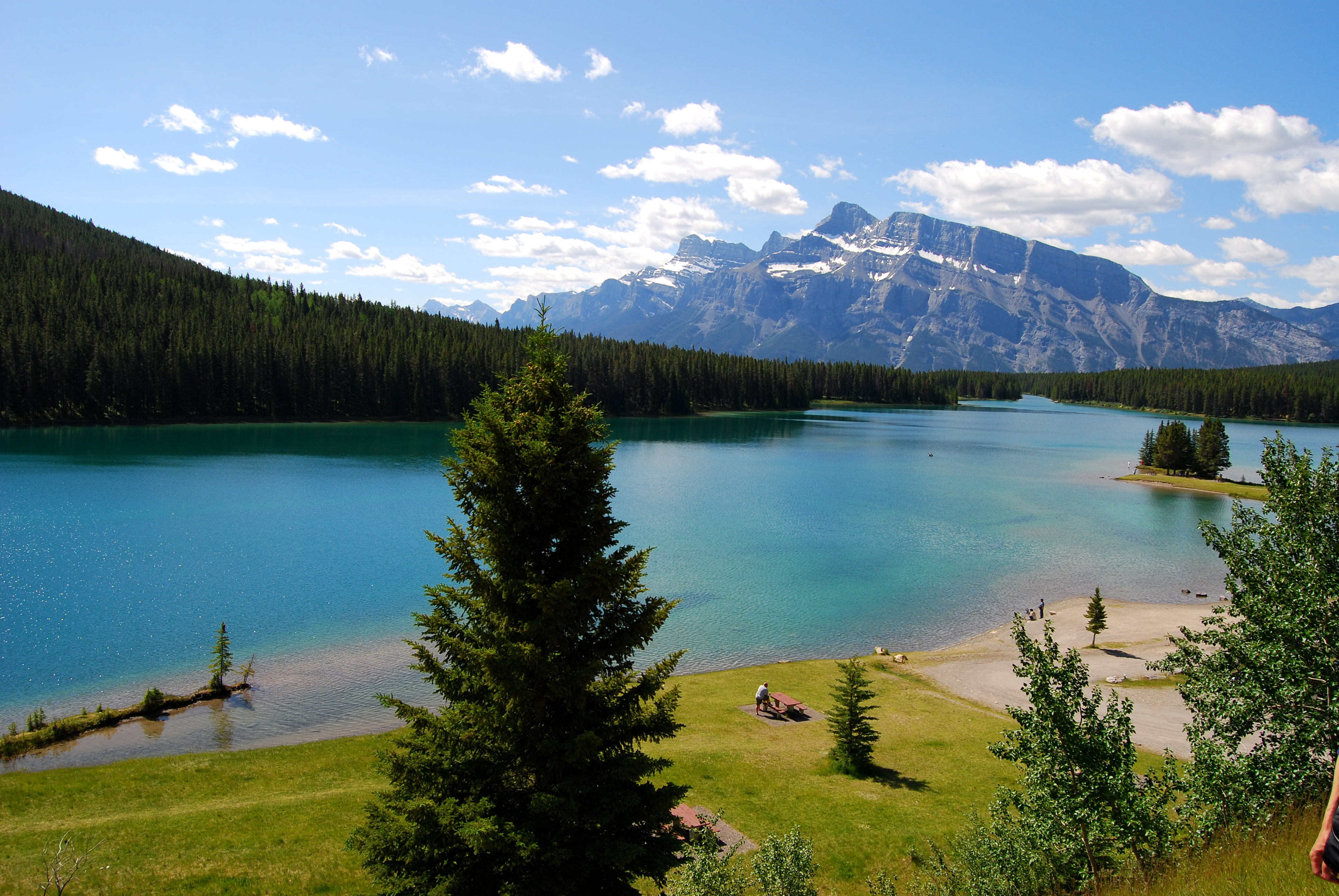 Two Jack Lake Backgrounds, Compatible - PC, Mobile, Gadgets| 3872x2592 px