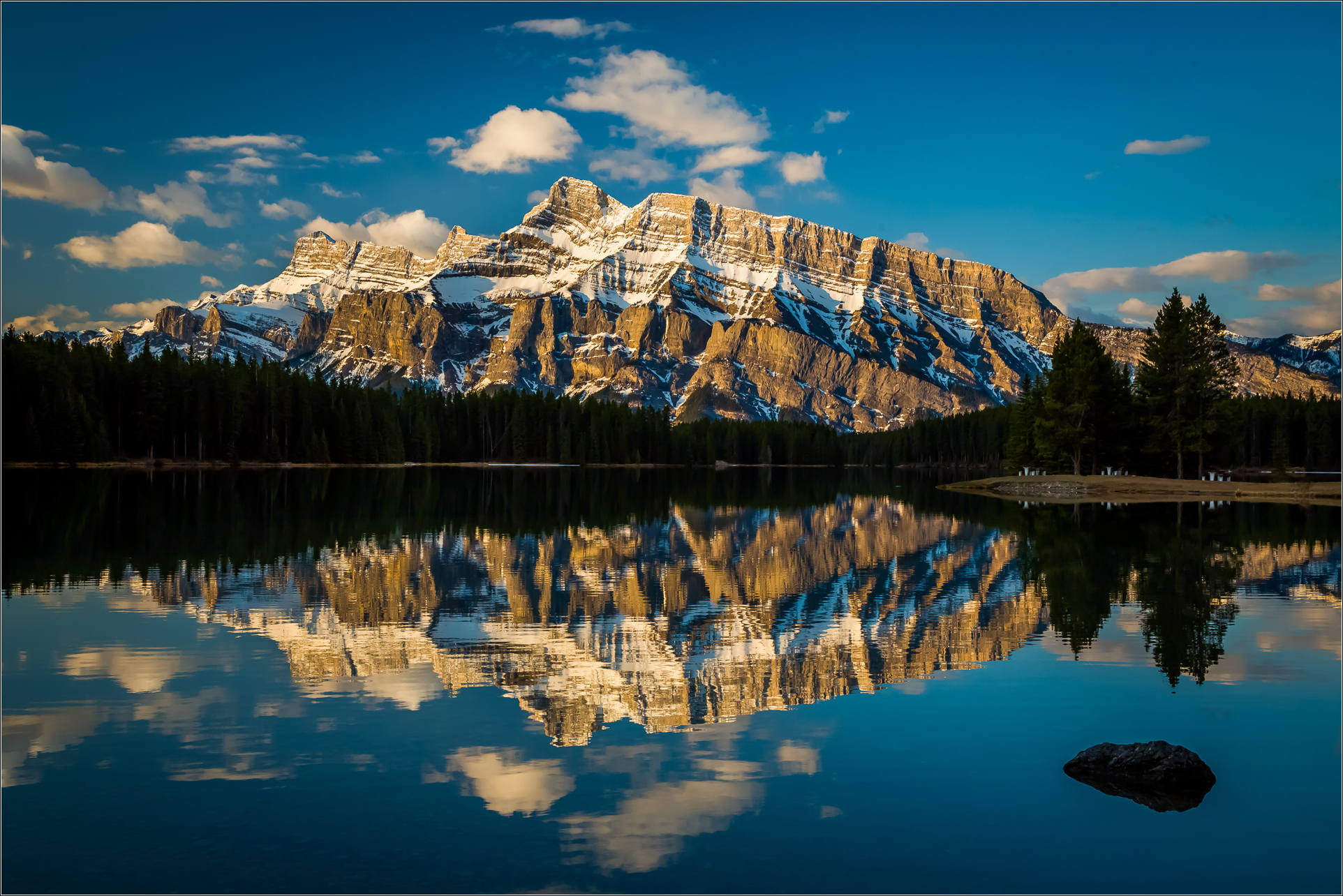 Two Jack Lake Pics, Earth Collection