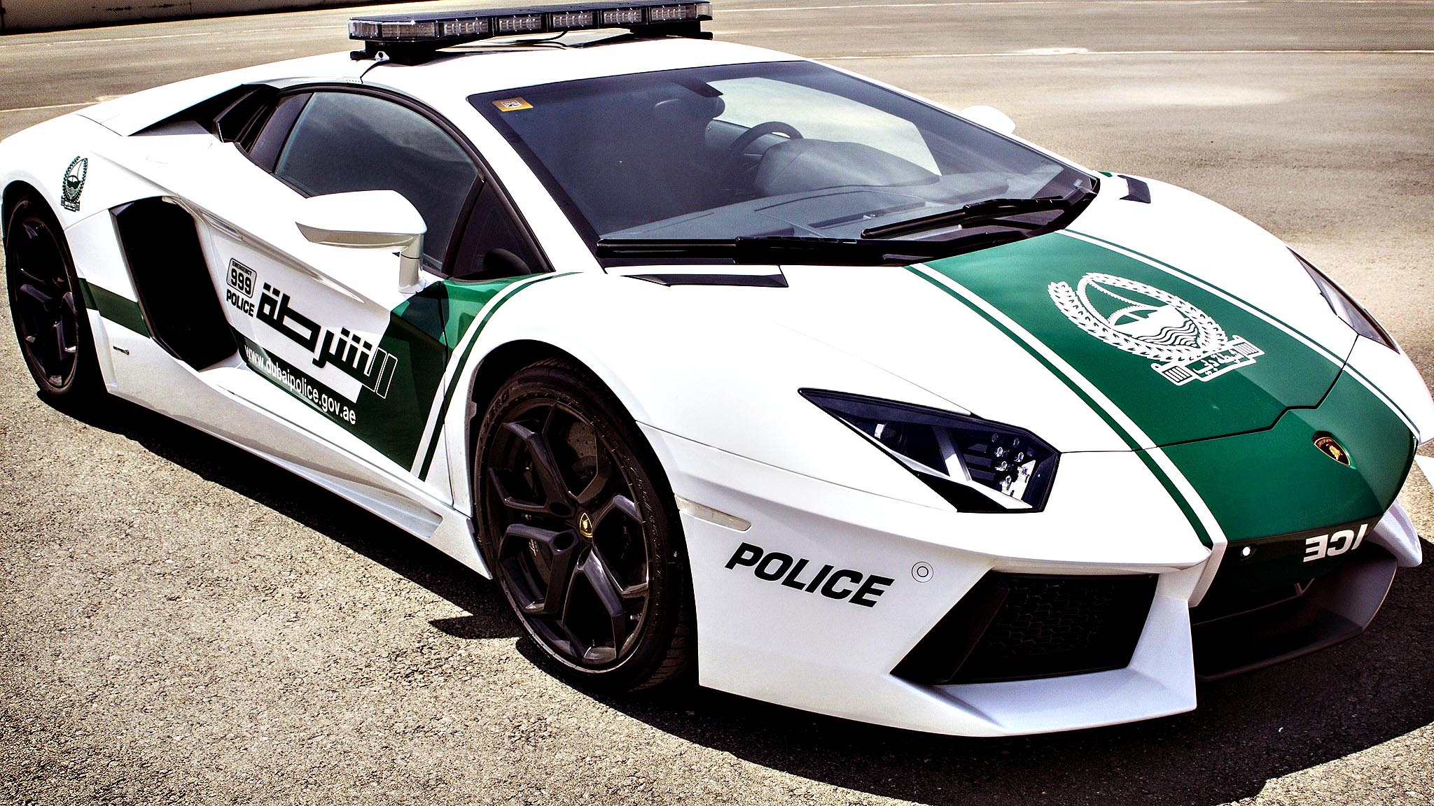 Nice wallpapers Uae Dubai Police Lamborghini 2048x1152px