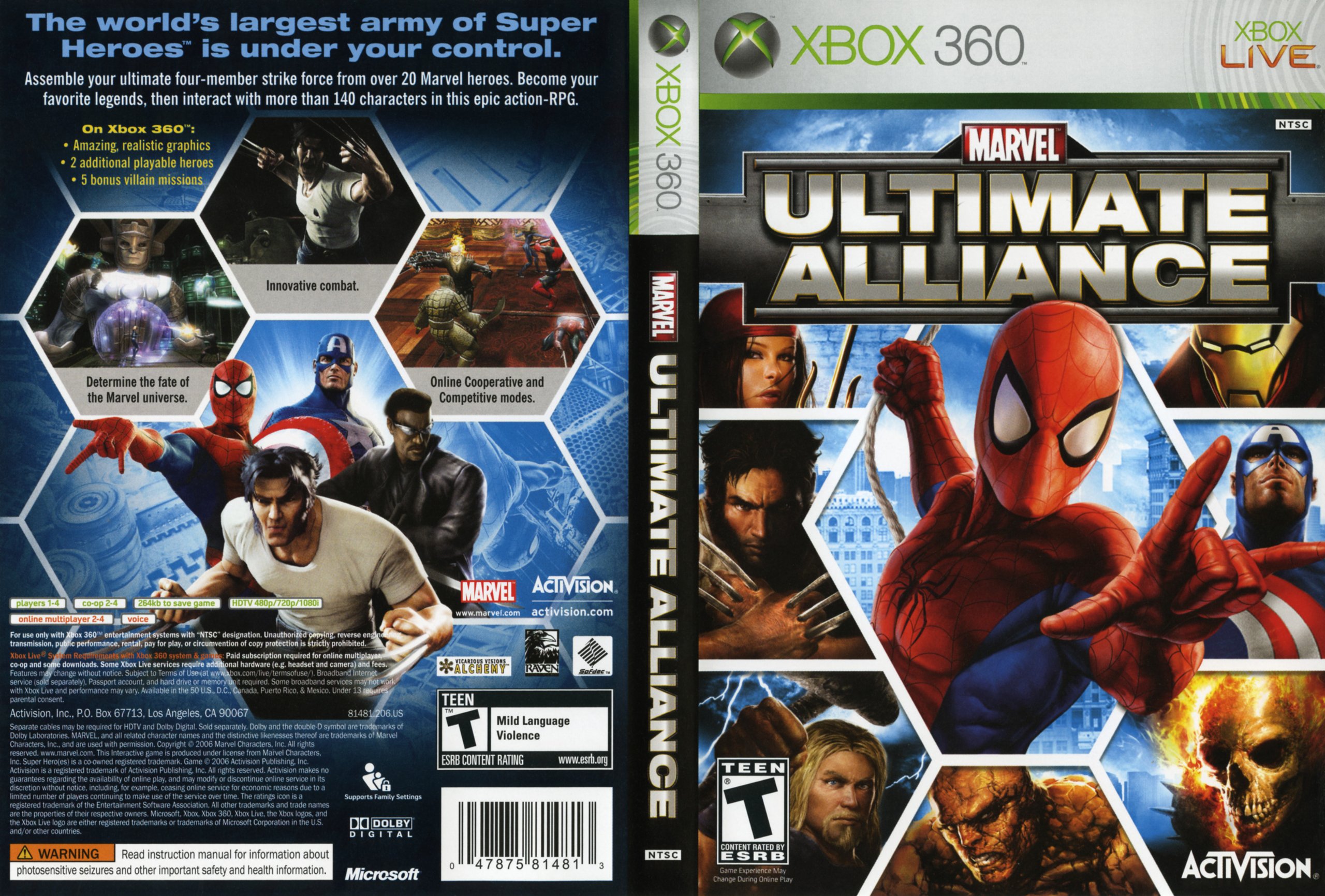 Marvel Ultimate Alliance Pics, Video Game Collection