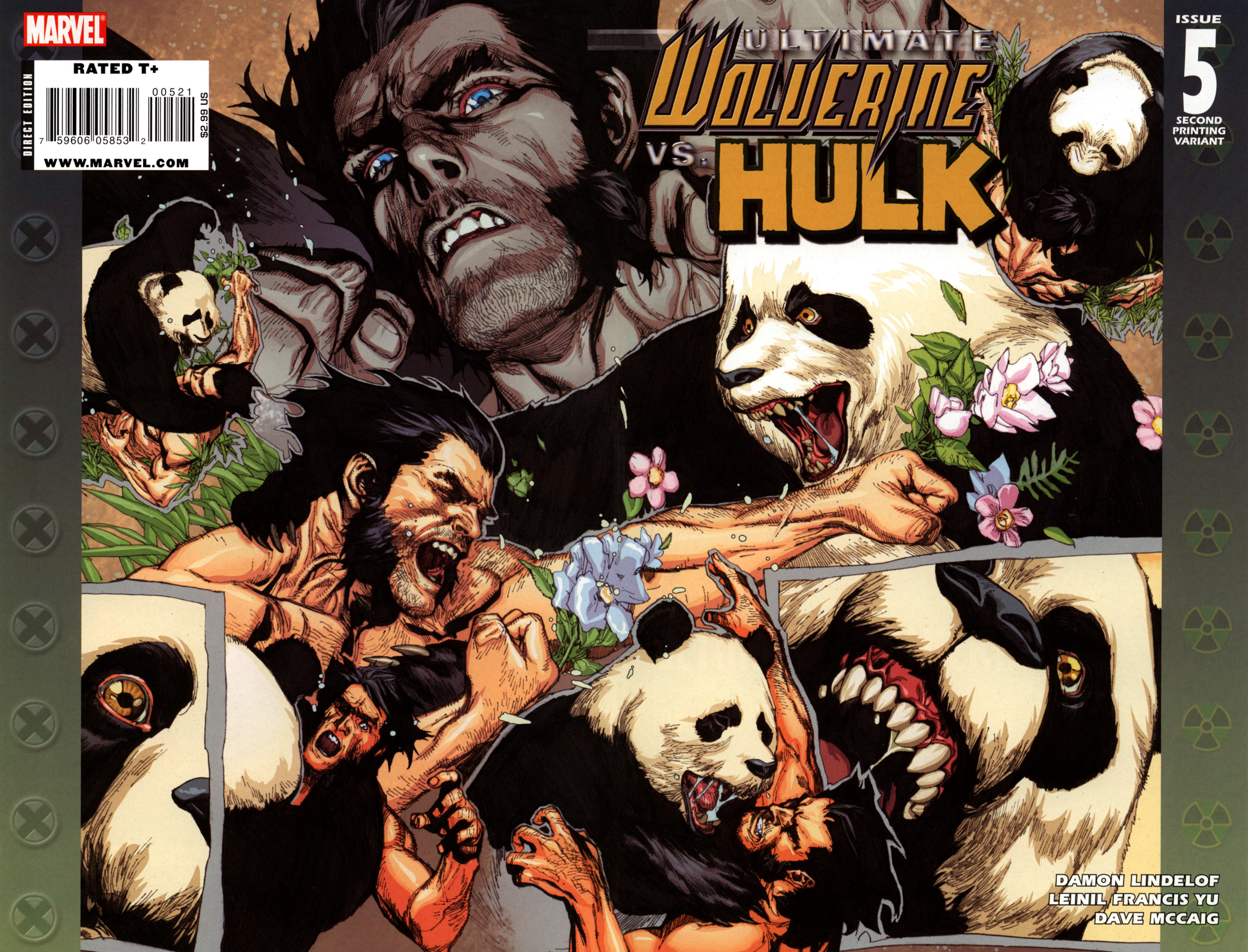 Nice Images Collection: Ultimate Wolverine Vs. Hulk Desktop Wallpapers