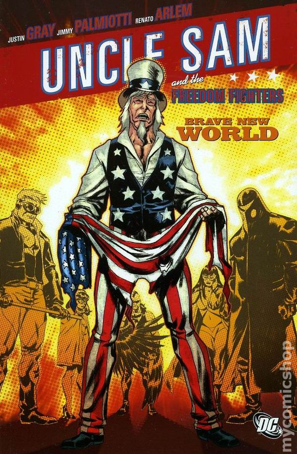 HD Quality Wallpaper | Collection: Comics, 600x917 Uncle Sam And The Freedom Fighters