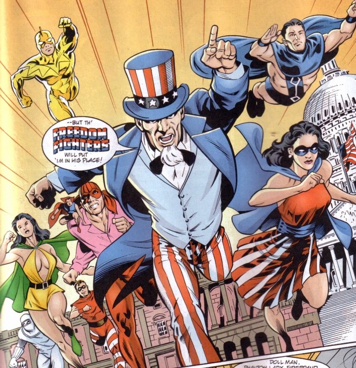 HQ Uncle Sam And The Freedom Fighters Wallpapers | File 259.17Kb