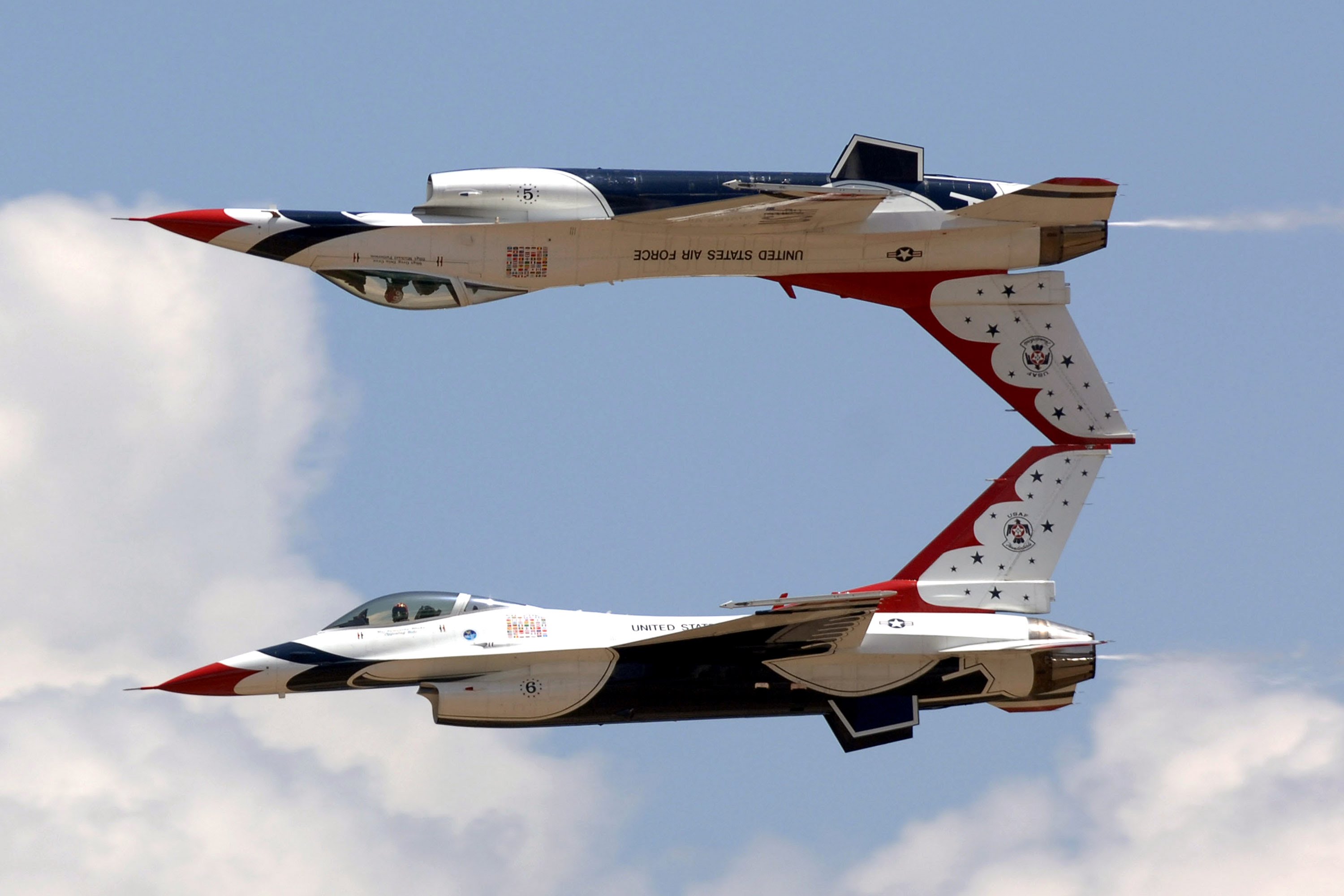 HD Quality Wallpaper | Collection: Military, 3000x2000 United States Air Force Thunderbirds
