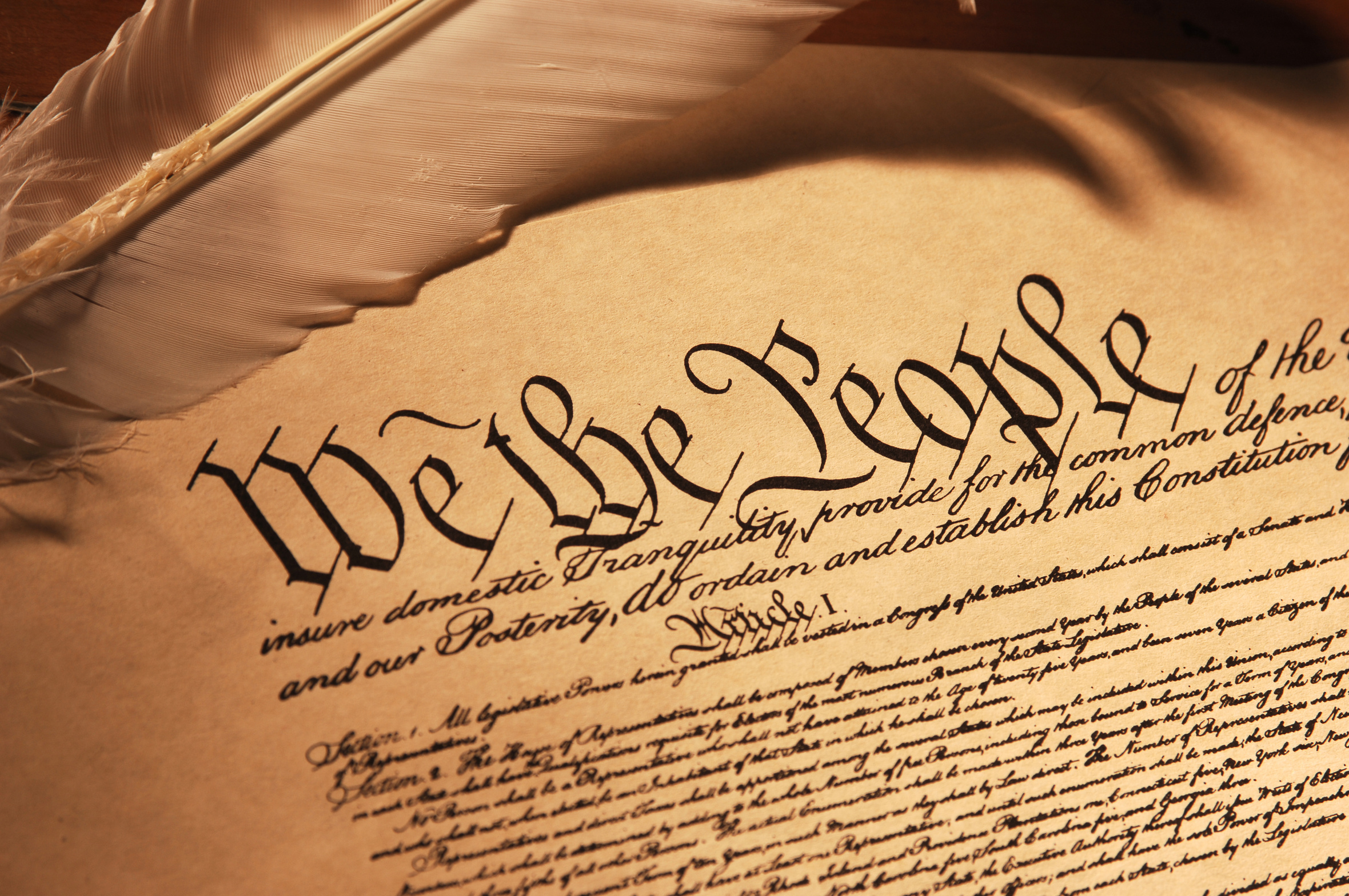 HD Quality Wallpaper | Collection: Man Made, 2360x1568 U.S. Constitution