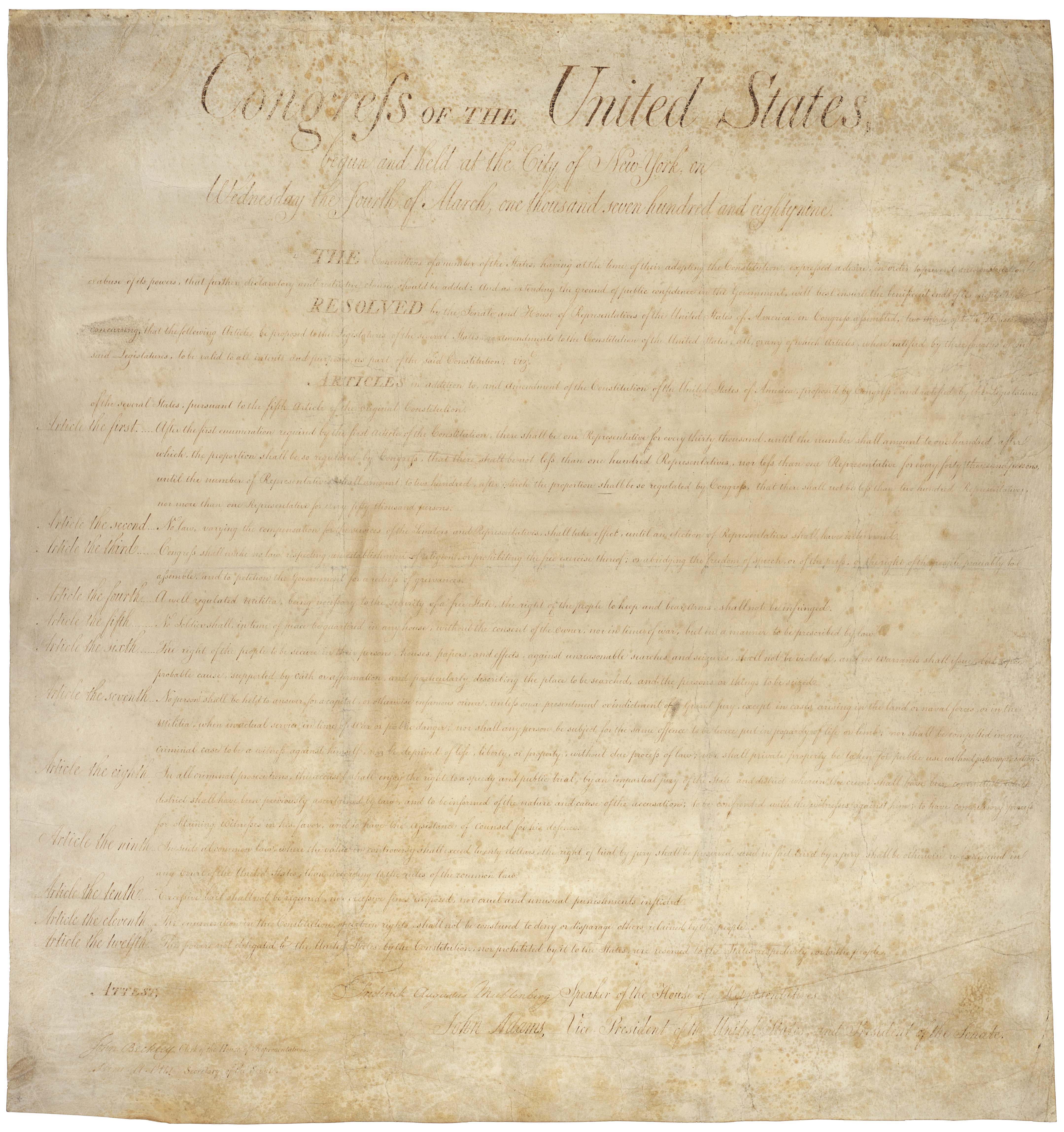 U.S. Constitution #19