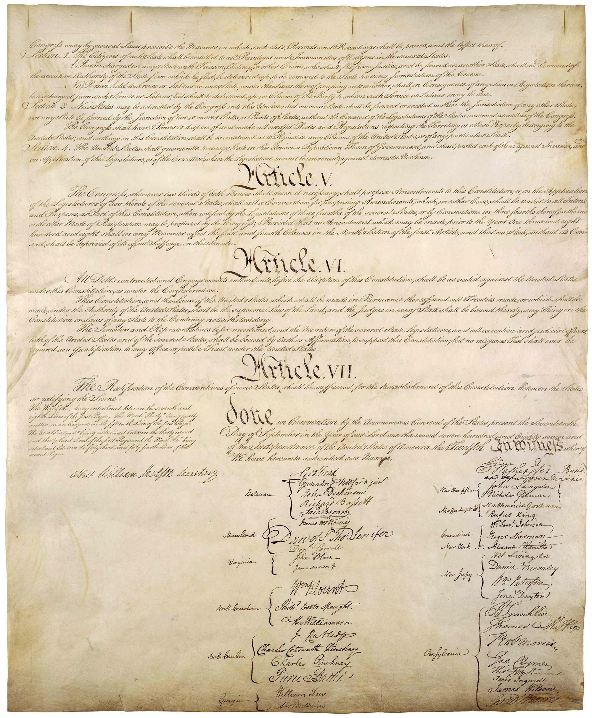 Images of U.S. Constitution | 2000x2425