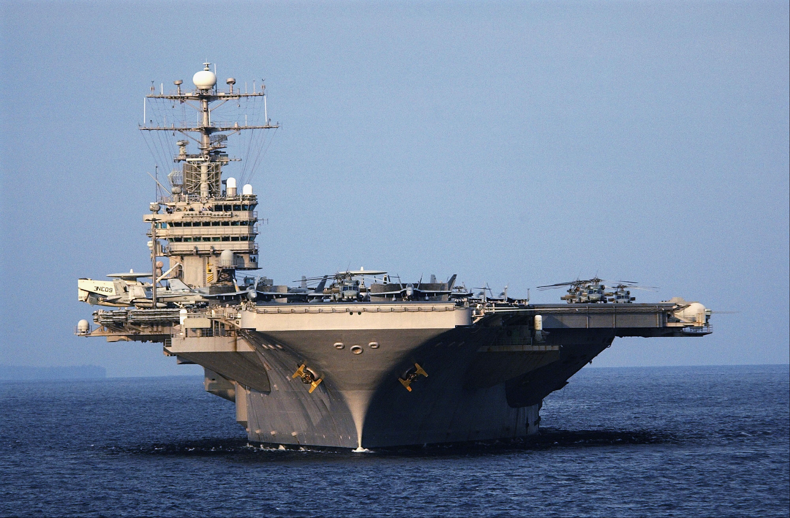 Nice wallpapers USS Abraham Lincoln (CVN-72) 3000x1968px