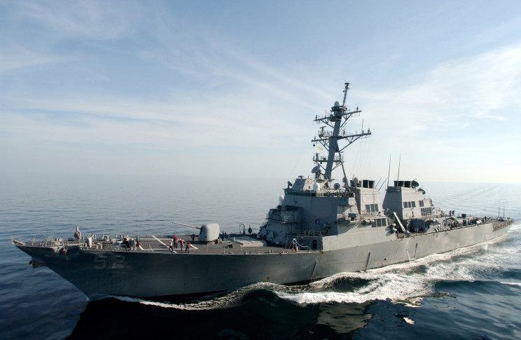 Nice wallpapers USS Barry (DDG-52) 744x485px