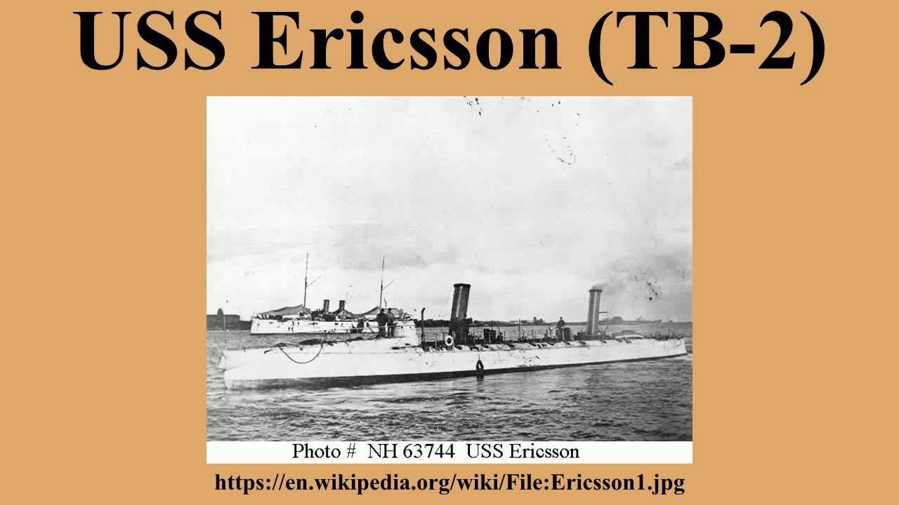 USS Ericsson (TB-2) #18